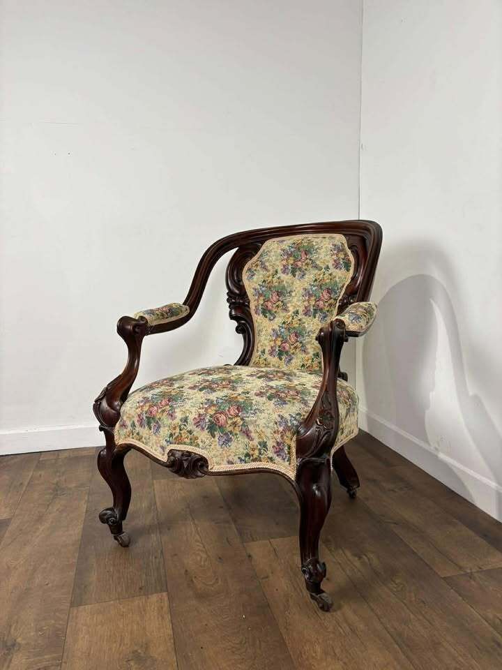 Victorian Mahogany Nursing Chair photo buy
