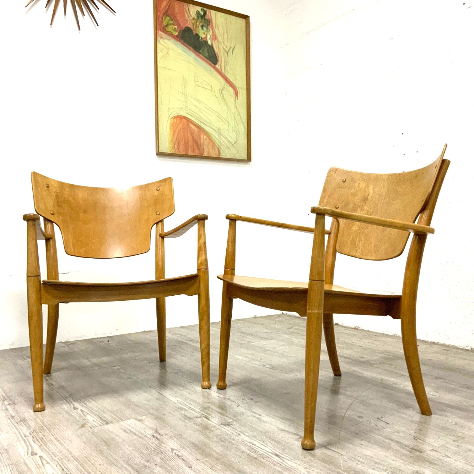 A Pair Of Danish “Portex” Chairs By Pete Hvidt And Orla Molgaard Nielsen For Fritz Hansen photo furniture