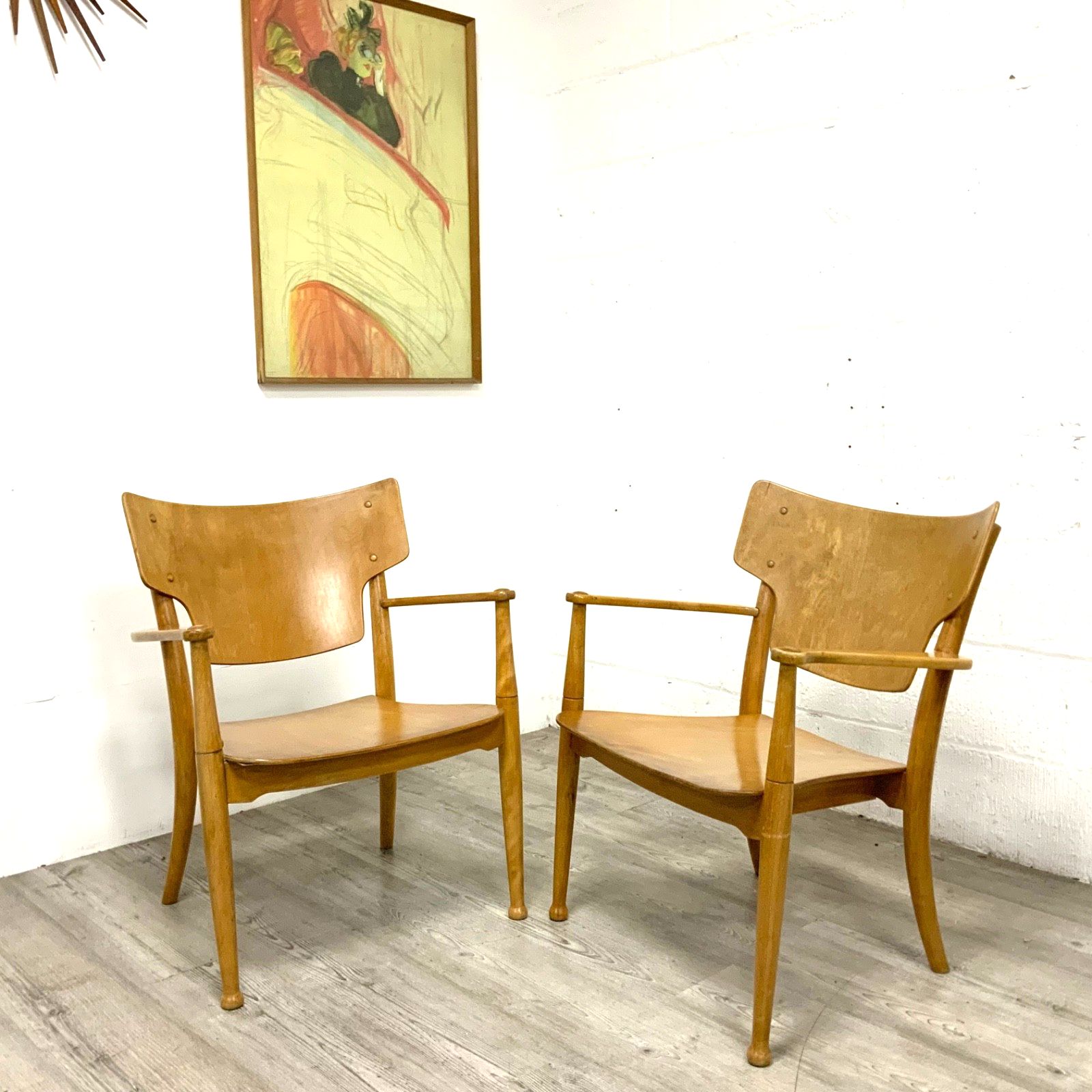A Pair Of Danish “Portex” Chairs By Pete Hvidt And Orla Molgaard Nielsen For Fritz Hansen photo for sale
