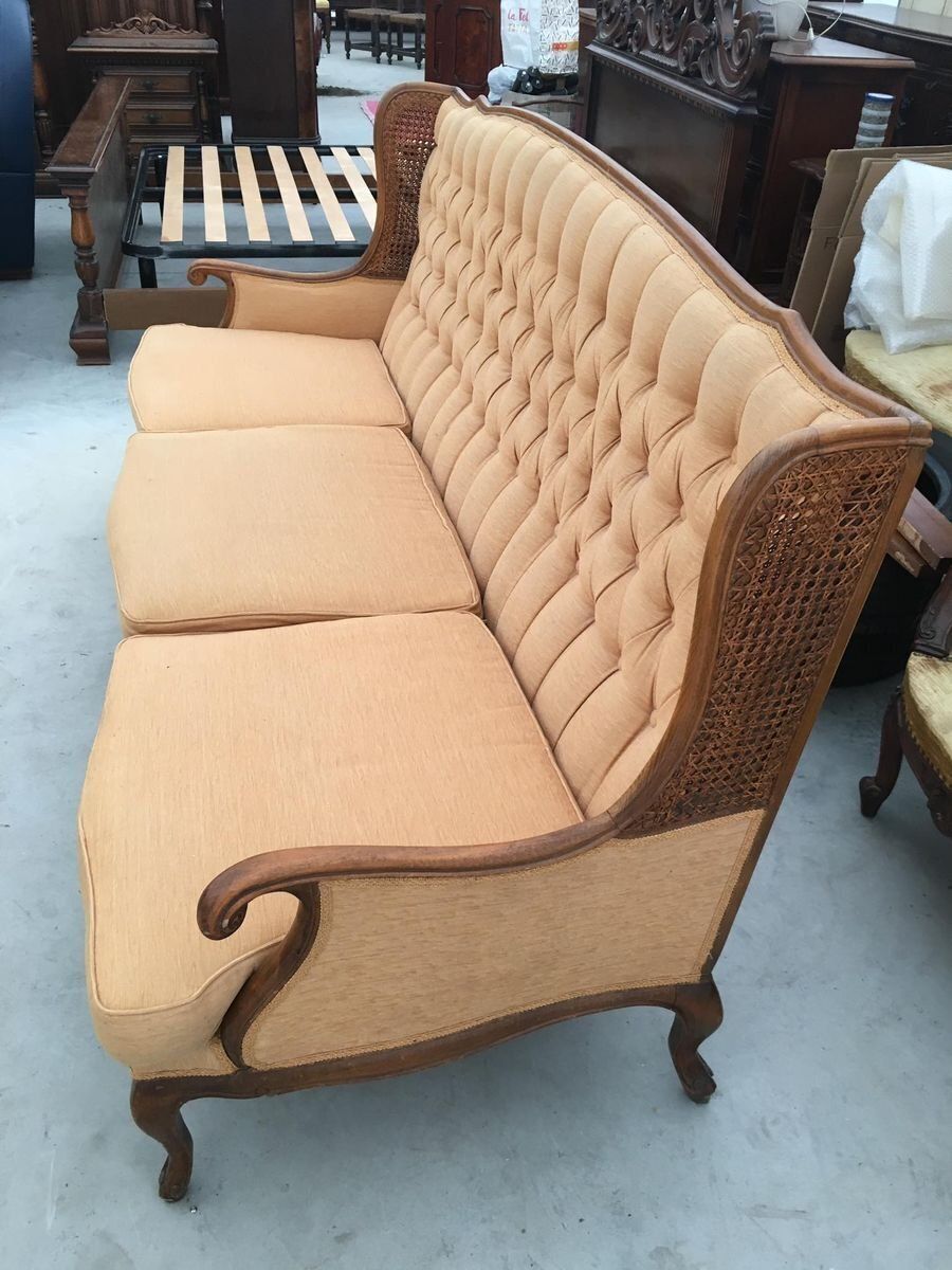 Mid Century Italian Velvet Sofa In The Style Of Paolo Buffa 1950s photo Furniture