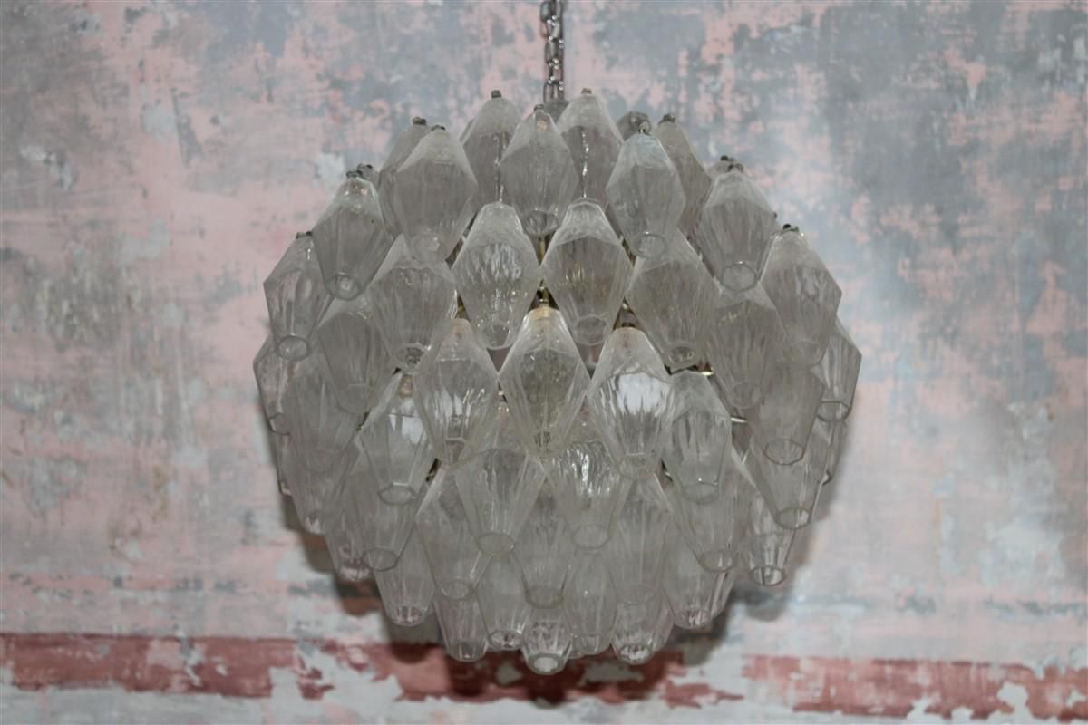 photo furniture Venini Poliedro Chandelier Carlo Scarpa Round 1950s