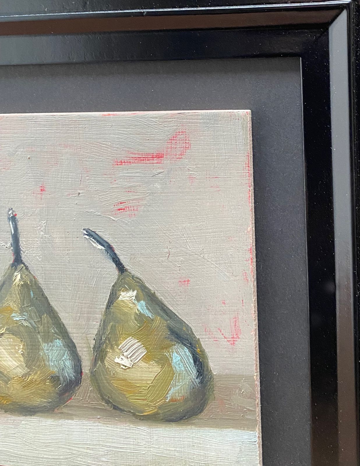 Original Oil Painting Of Three Pears photo furniture