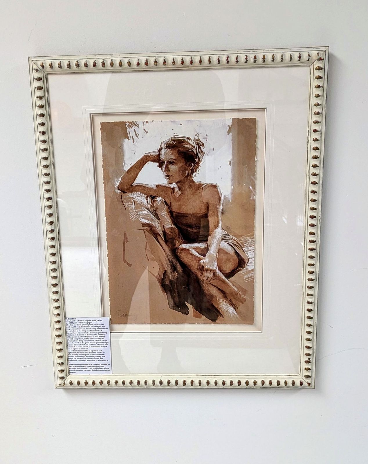 Limited Edition "Etude" Signed By Paul Hedley Rustic Paper Deliver Available 0270.