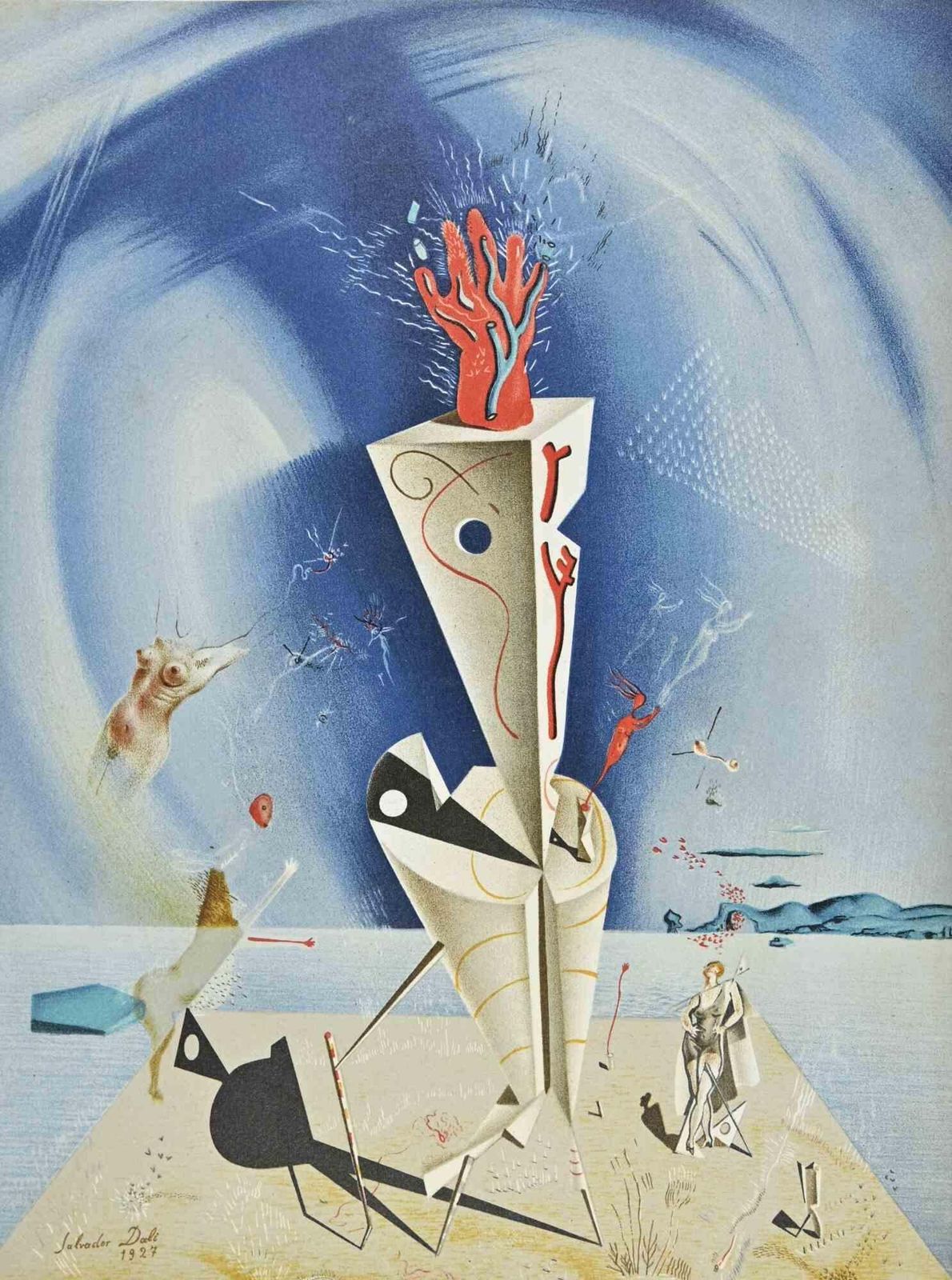 Appareil Et Main   Lithograph After Salvador Dalì   1974 1974