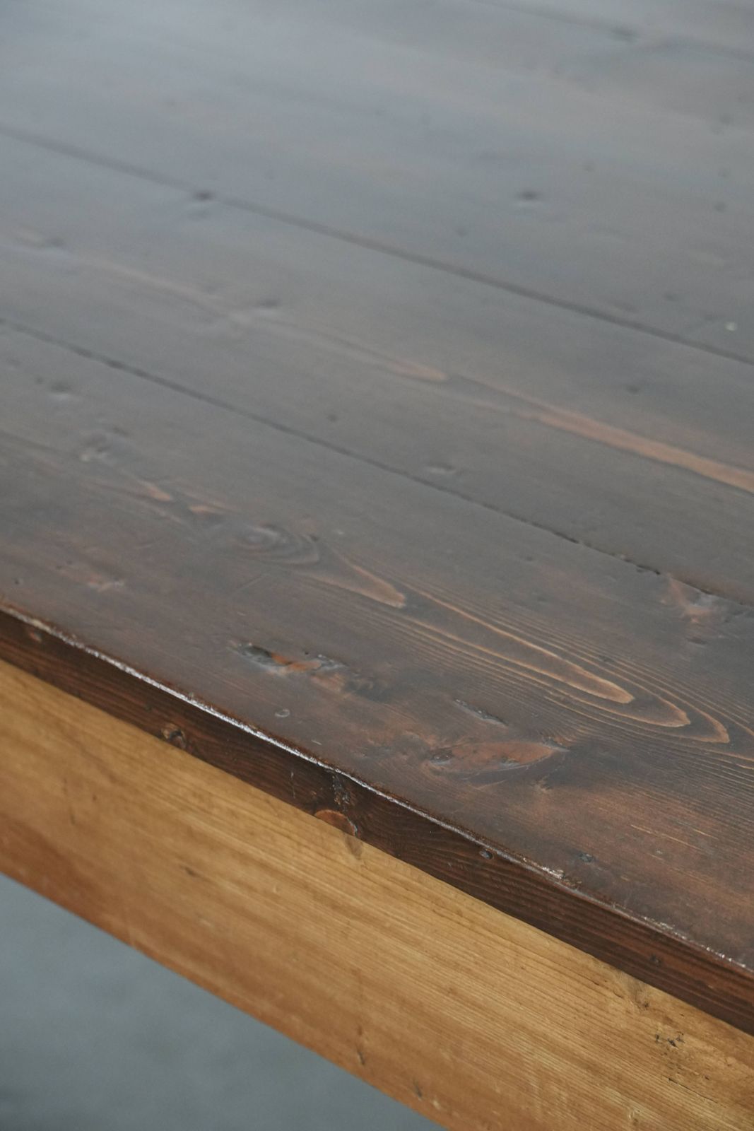3226.0 Beautiful Authentic Large French Farm Antique Xxl Dining Table With Two Drawers And A Beautiful Patina photo