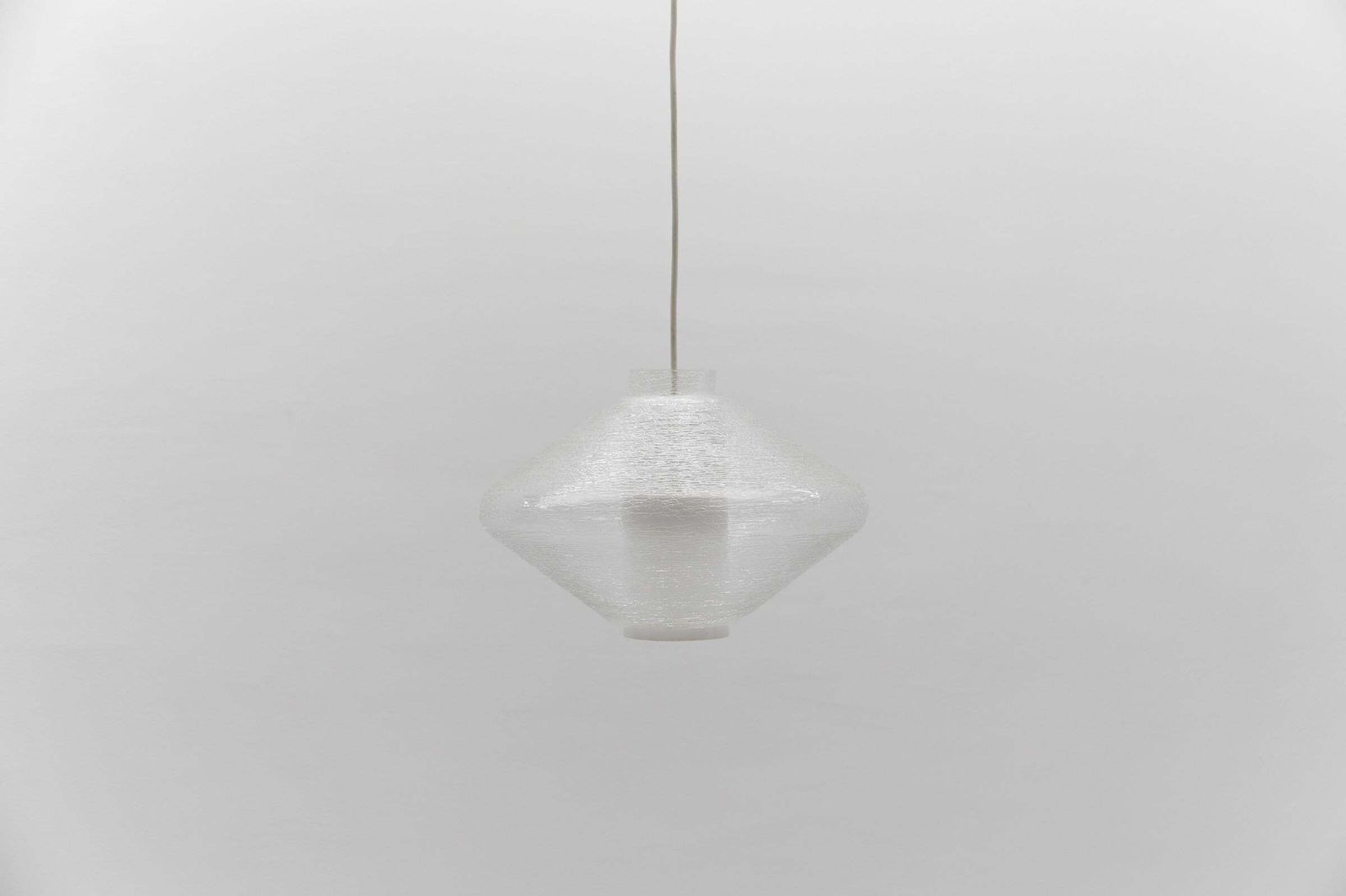 Double Glass Shade In Opal And Textured Glass In The Wagenfeld Style, 1960s photo 1461.0