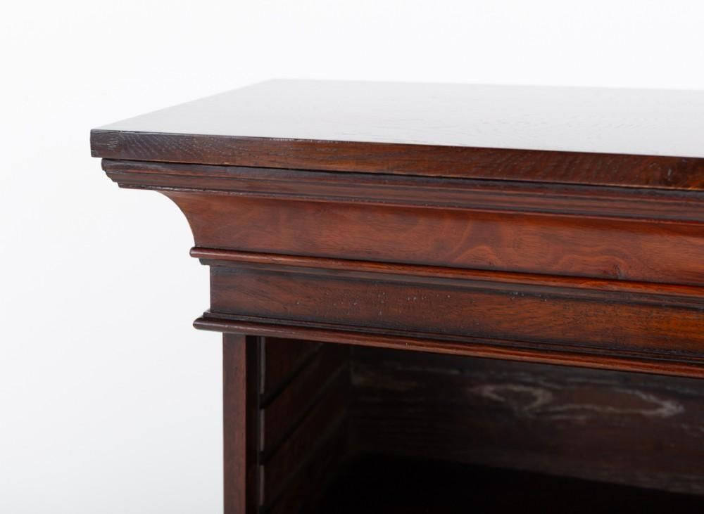 Georgian Open Bookcase Oak Openfront Period 1800 photo Furniture