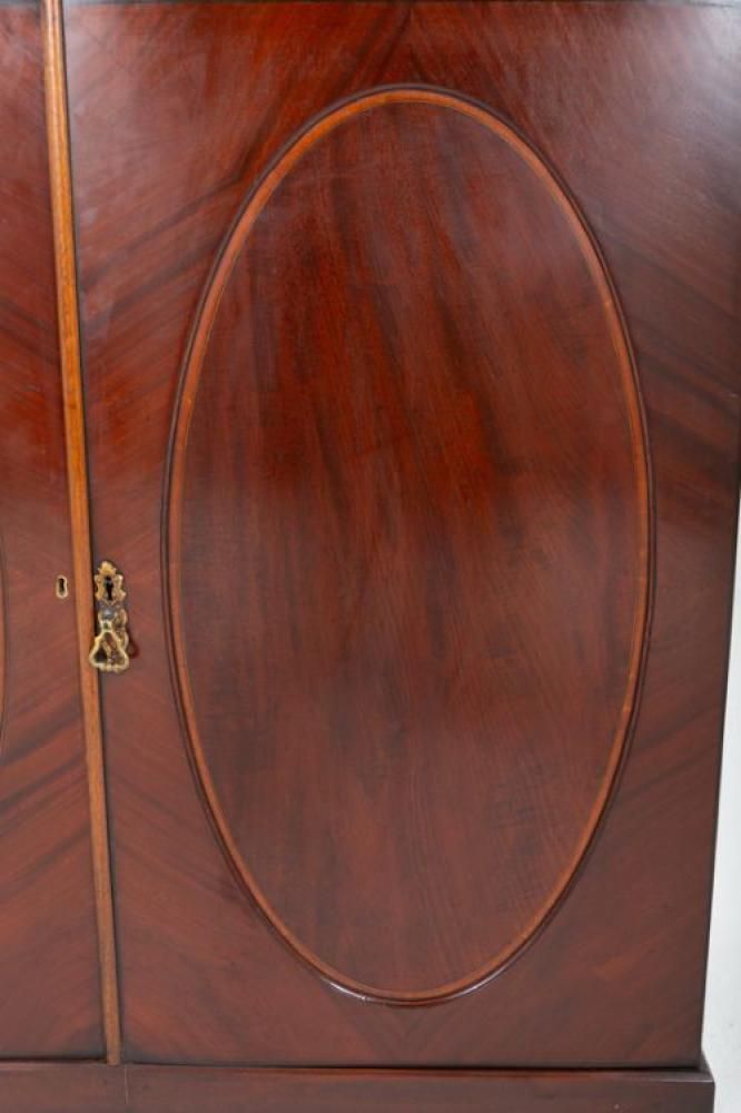 Period Georgian Side Cabinet Mahogany Cupboard 1800 photo for sale
