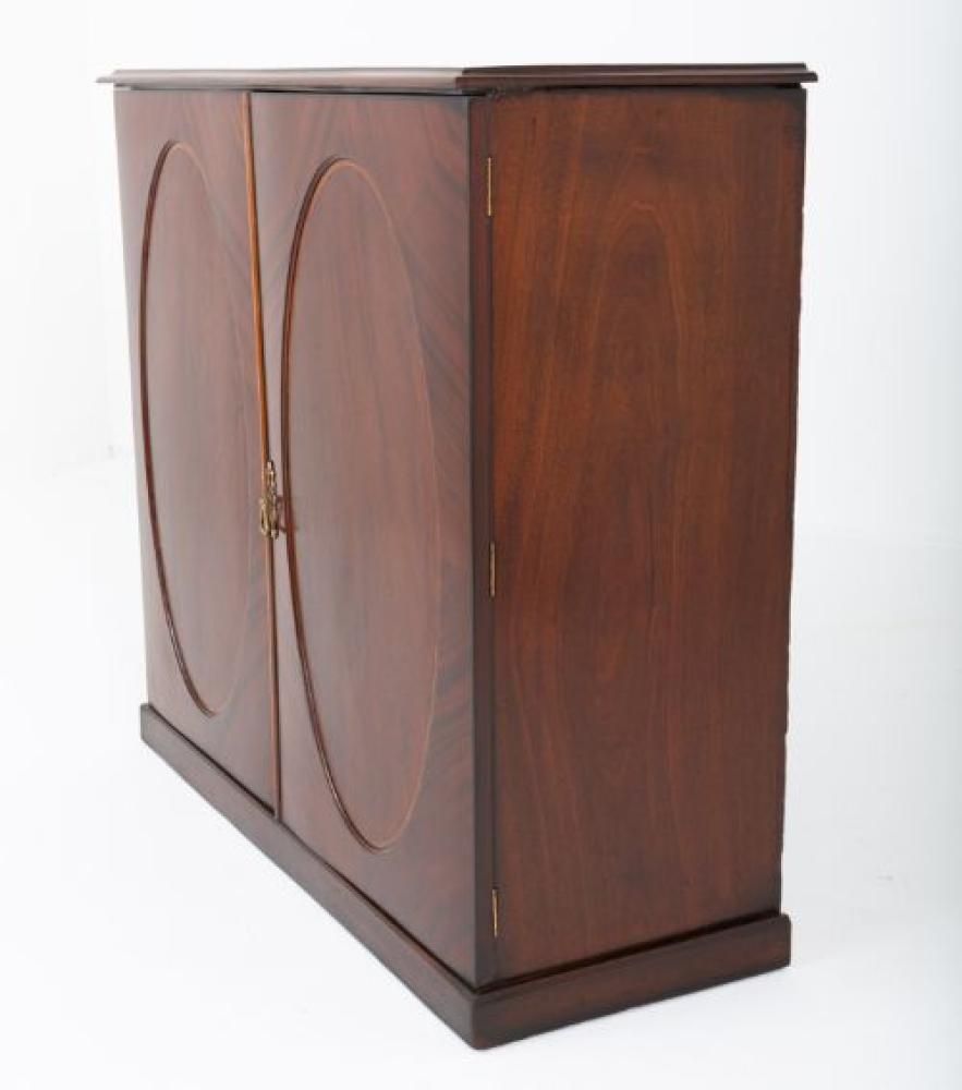 Period Georgian Side Cabinet Mahogany Cupboard 1800 photo 1495.0