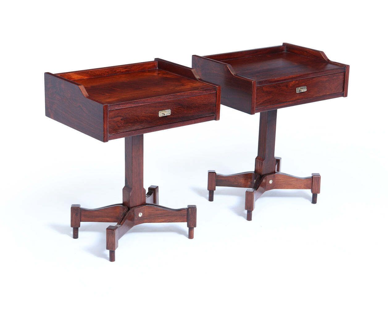 Pair Of Mid Century Italian Bedside Tables By Sormani photo Furniture