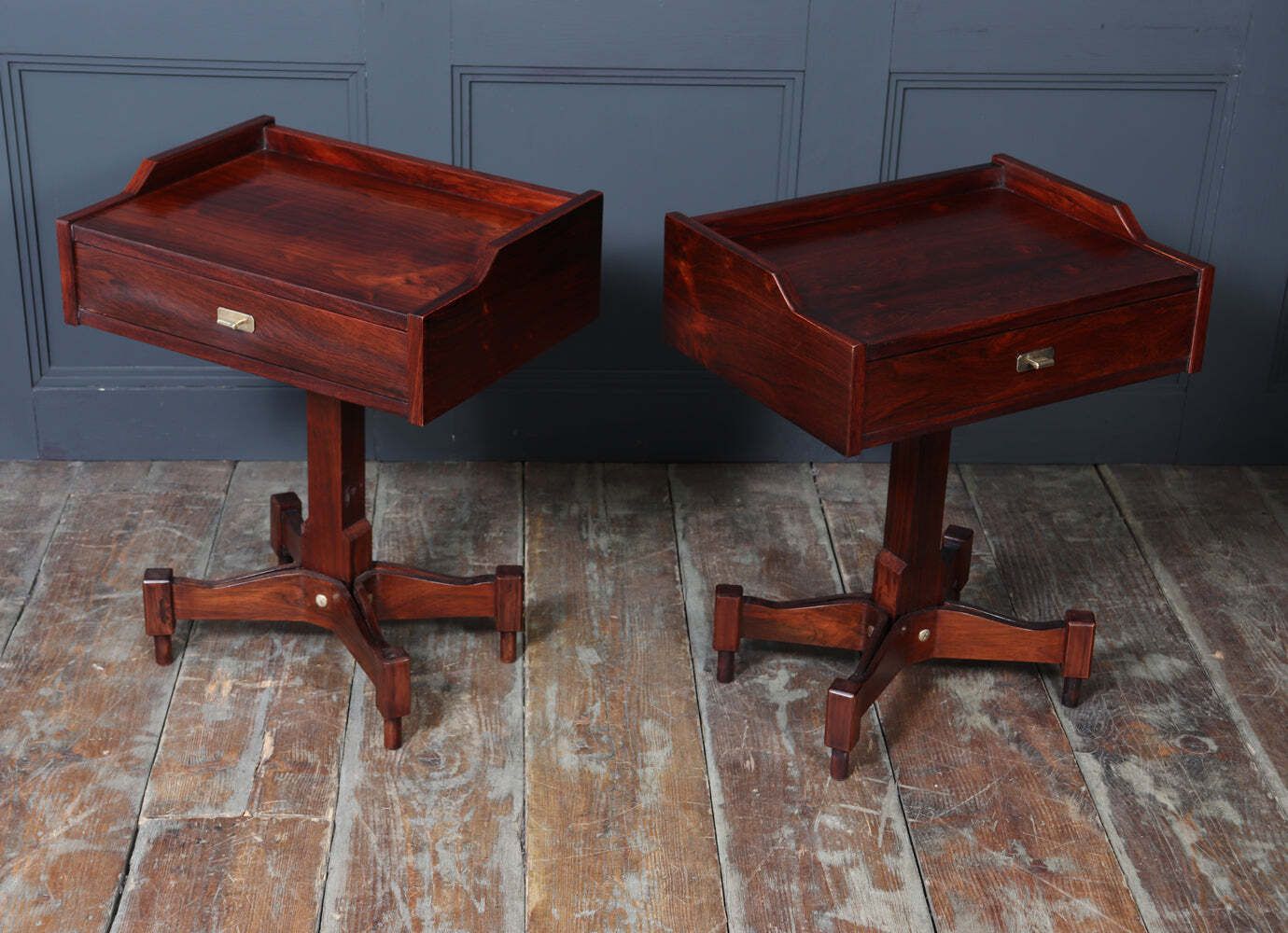 Pair Of Mid Century Italian Bedside Tables By Sormani photo buy
