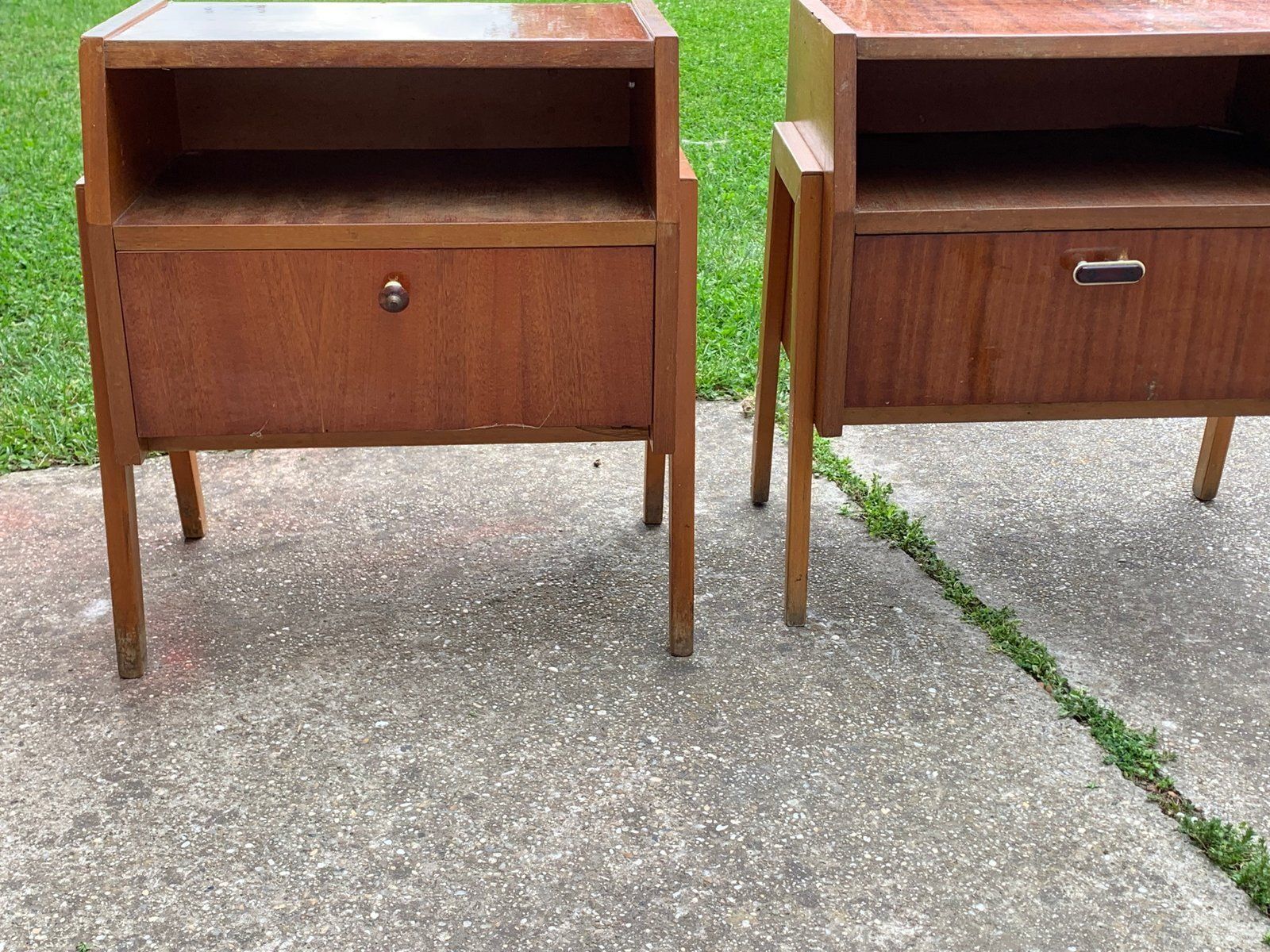 Mid Century Nightstand By Varia, 1950s, Set Of 2 photo Furniture