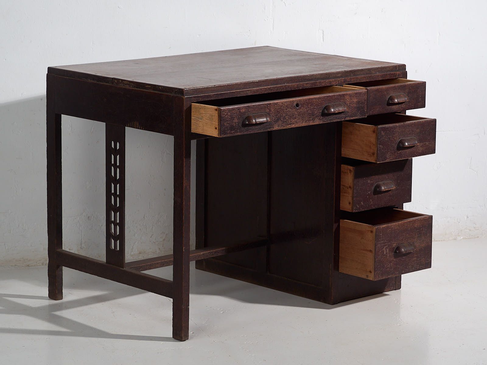Antique Japanese Desk – Showa Period (C.1926 1970) #40 photo Furniture