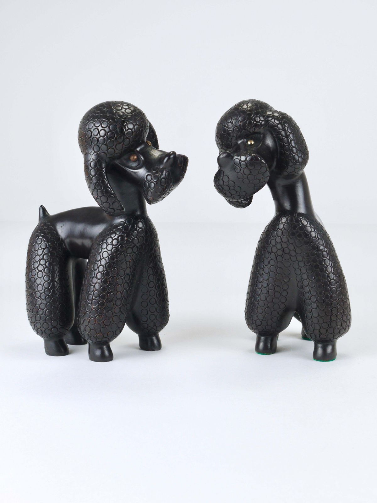 Charming Dog Poodle Sculpture Figurine By Leopold Anzengruber, Austria, 1950s photo furniture