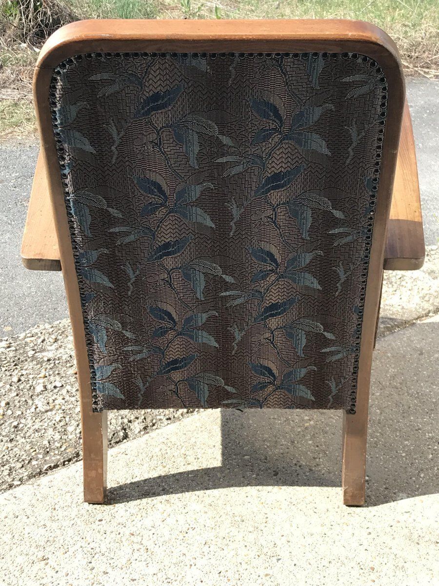 Set Of Art Deco Walnut Armchairs, 1930s photo vinterior