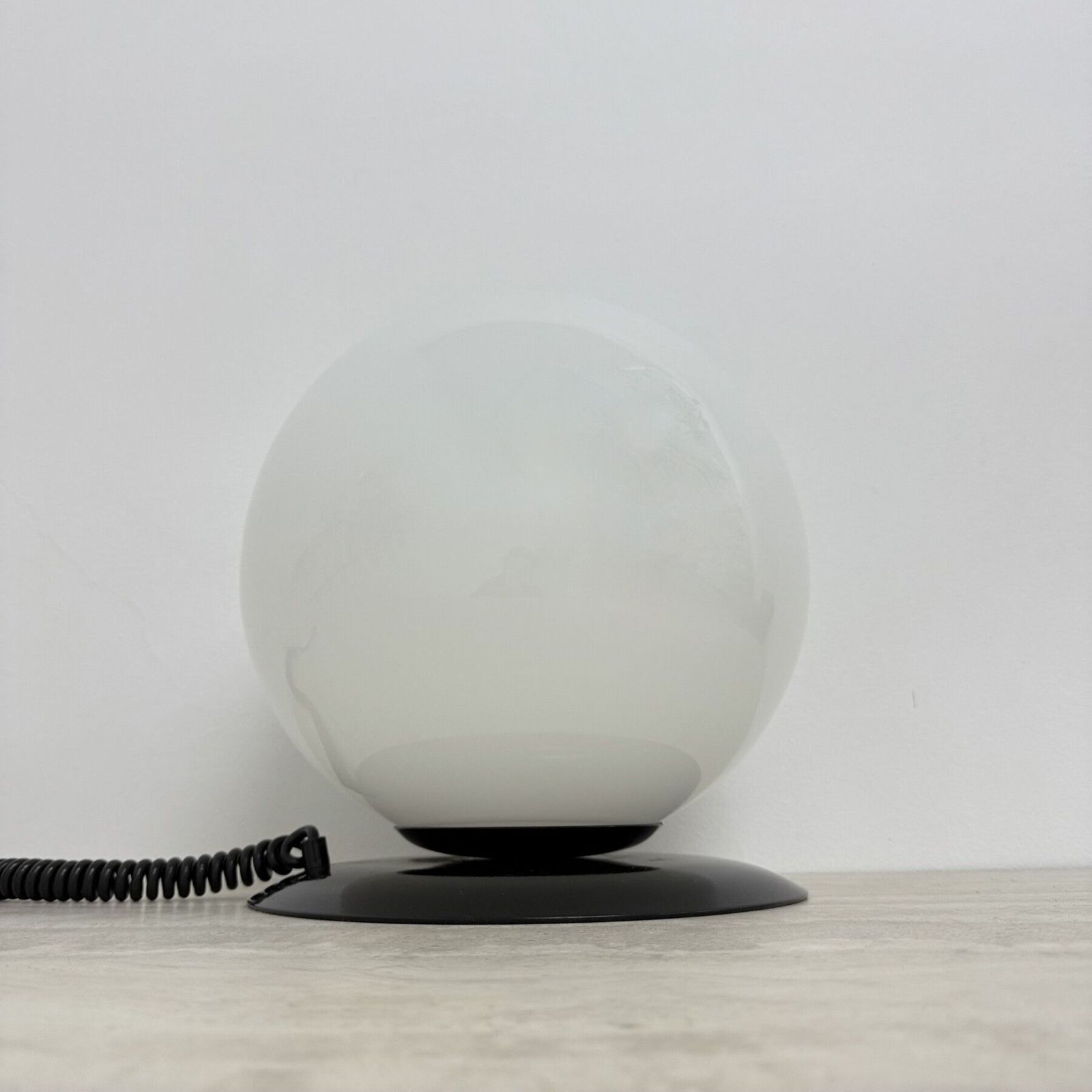 Post Modern Table Lamp Glass Globe Minimalist Design , 1980’s photo buy