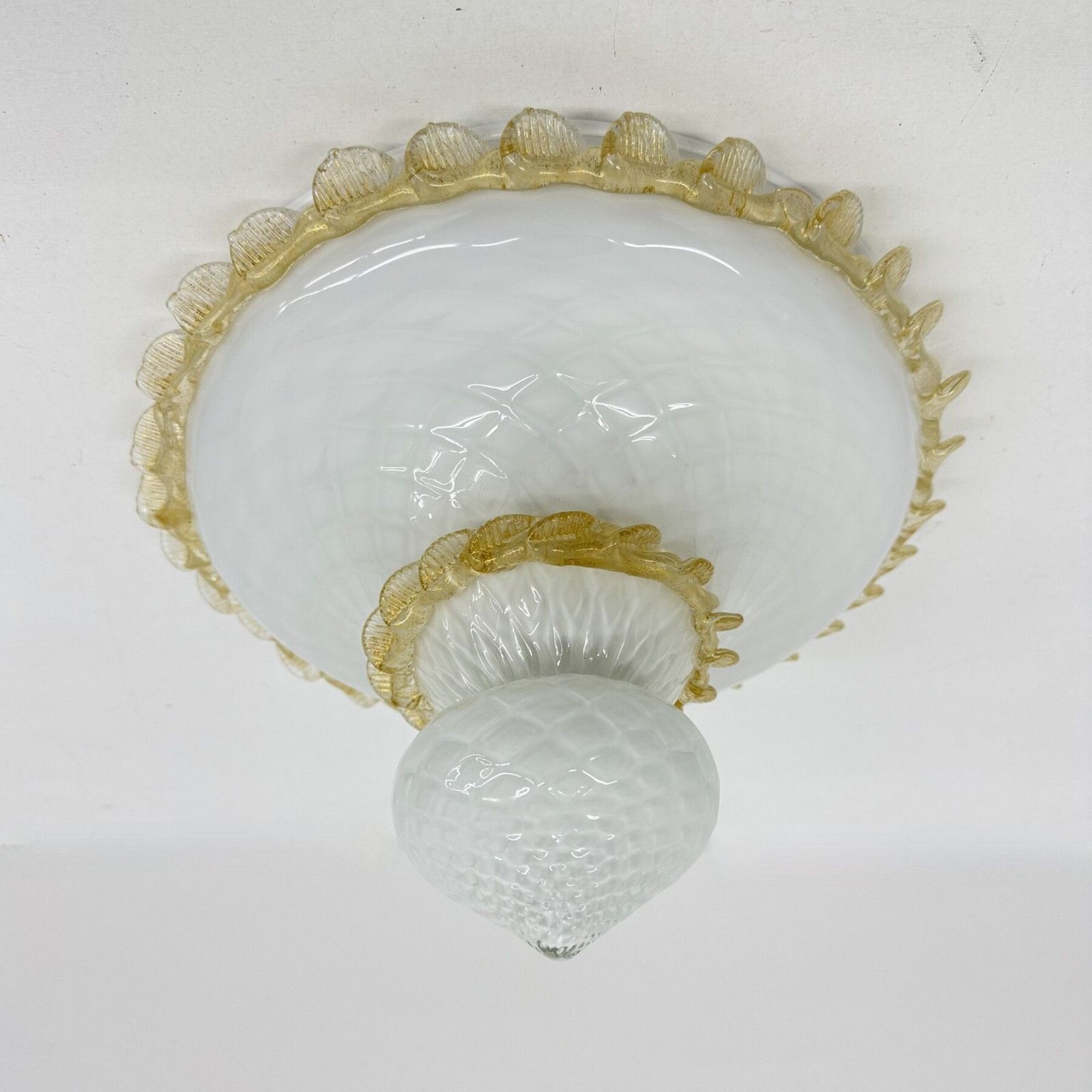 Mid Century Design Murano Glass Flush Mount / Ceiling Lamp , 1970s photo furniture