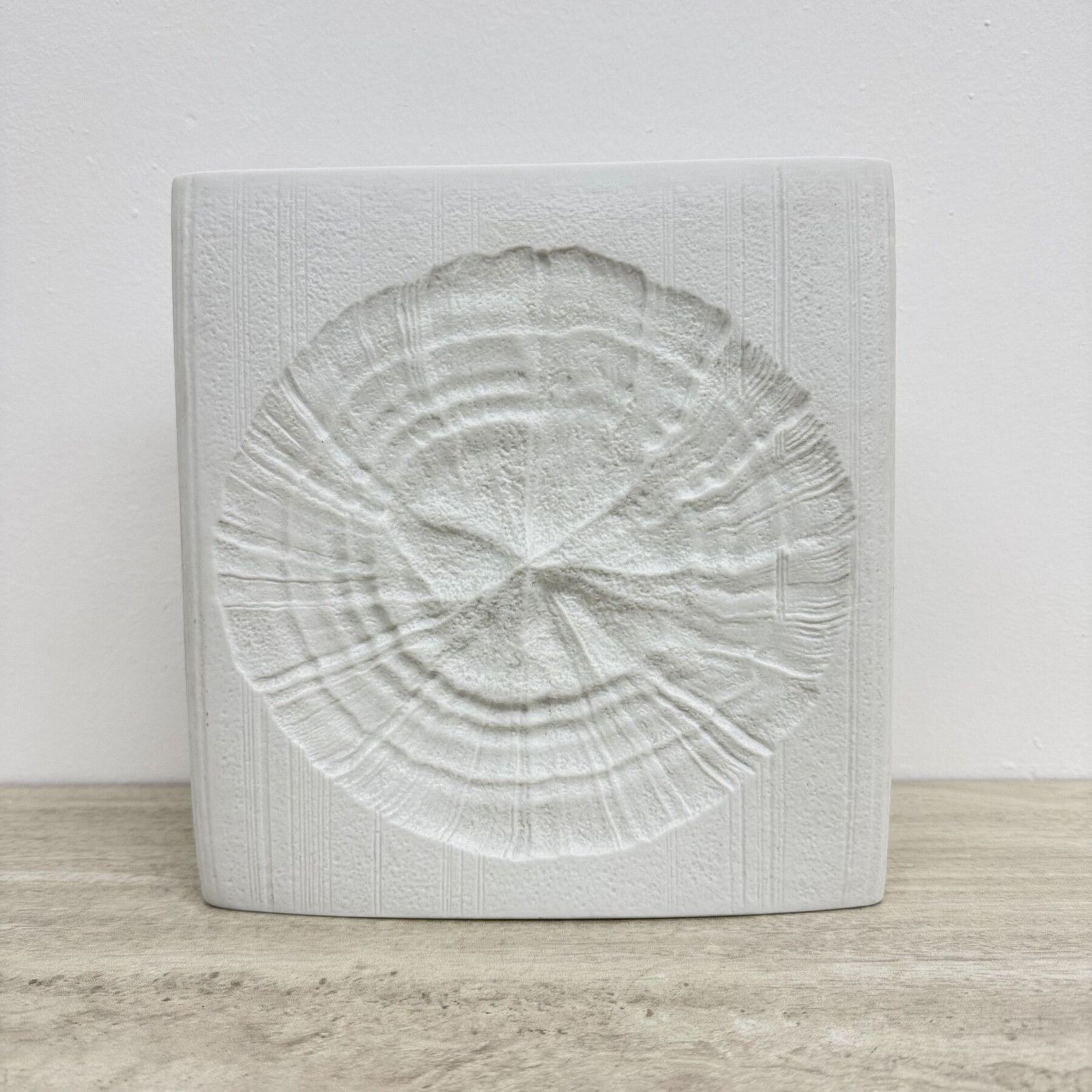 Rare Rosenthal Martin Freyer White Ceramic Vase , 1960’s