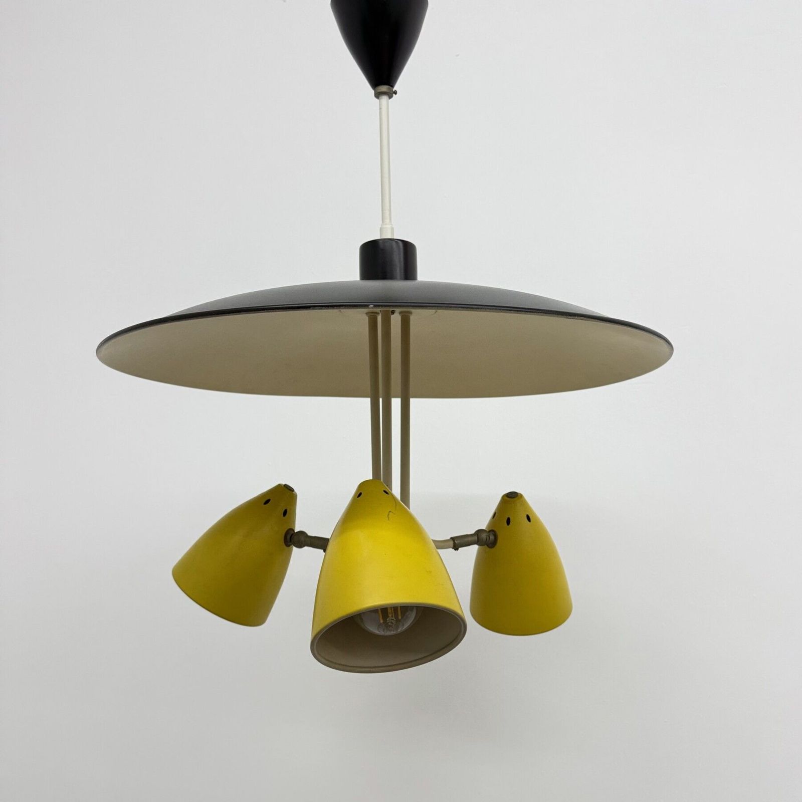 Hala Zeist Hanglamp J.H. Busquet Pendant, Ca. Jaren 1950 photo 1345.0