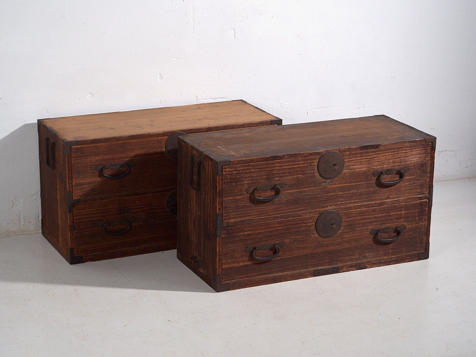 2073.0 Antique Japanese Tansu Chest Of Drawers – Meiji / Taishō Period (C.1868 1926) #5 photo