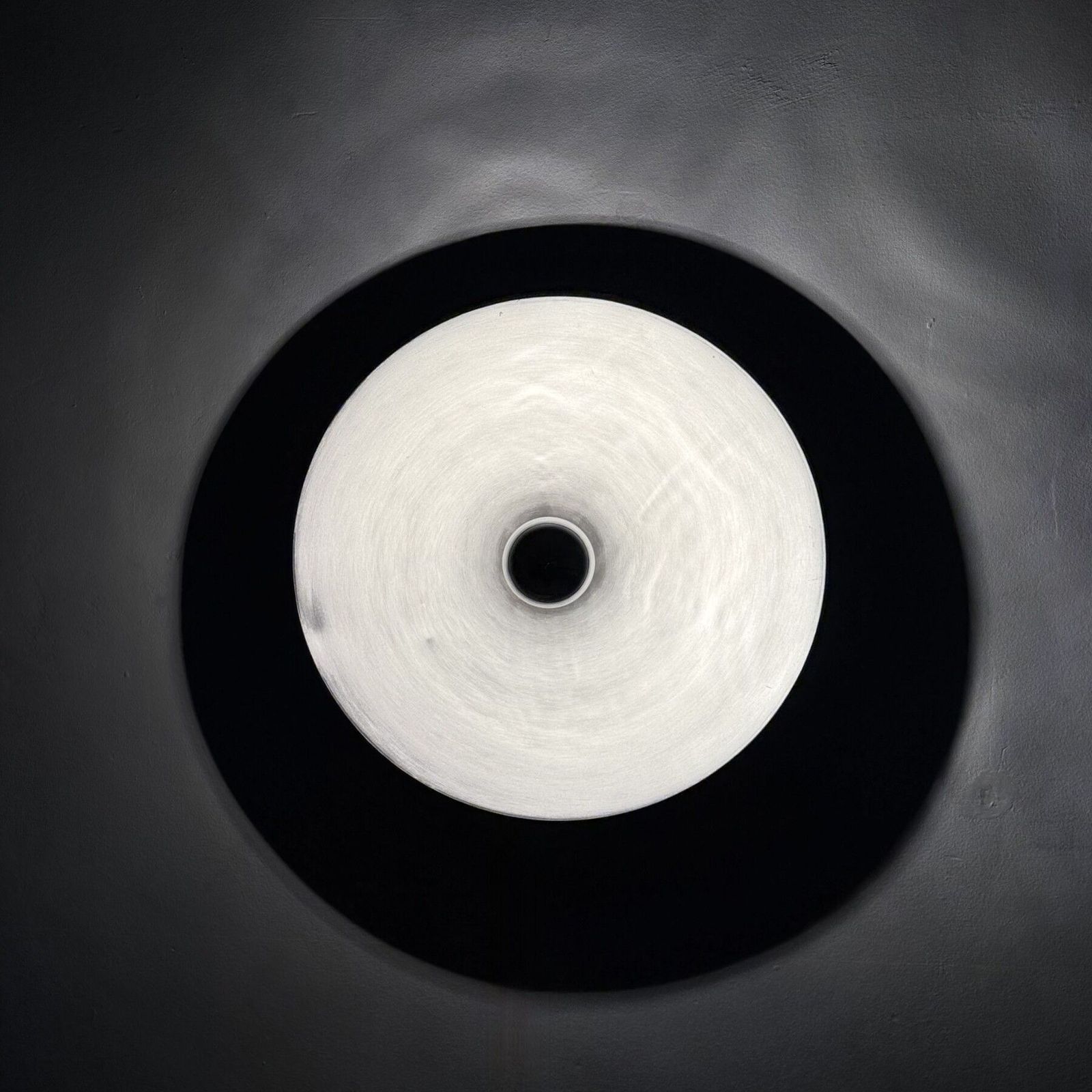 Mid Century Design Large Disc Lamp , 1970s Attributed To Charlotte Perriand For Les Arcs photo for sale