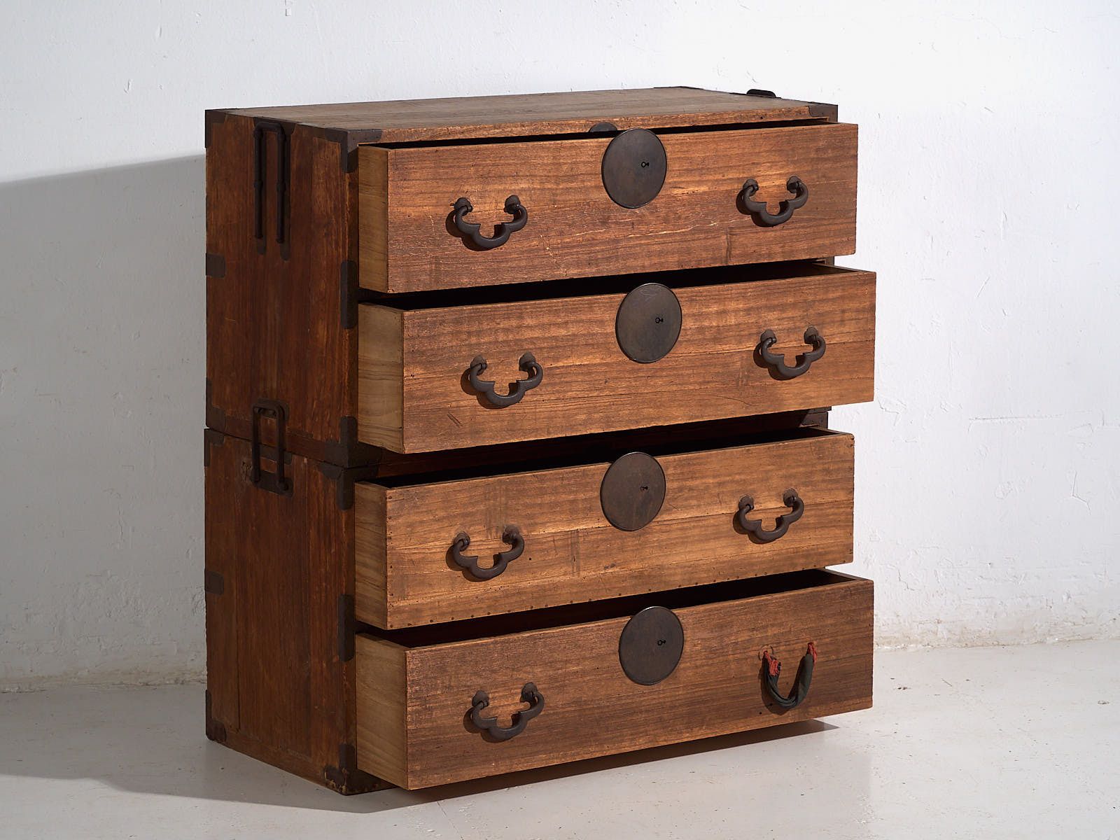 Antique Japanese Multi Drawer Tansu – Meiji Period / Taishō (C.1868 1926) #16 photo 2078.0
