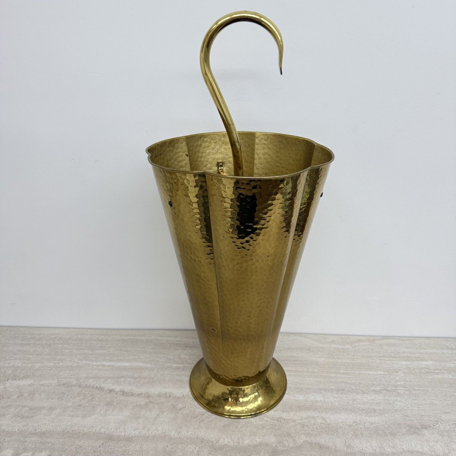 photo buy Mid Century Design Brass Umbrella Stand , 1970’s