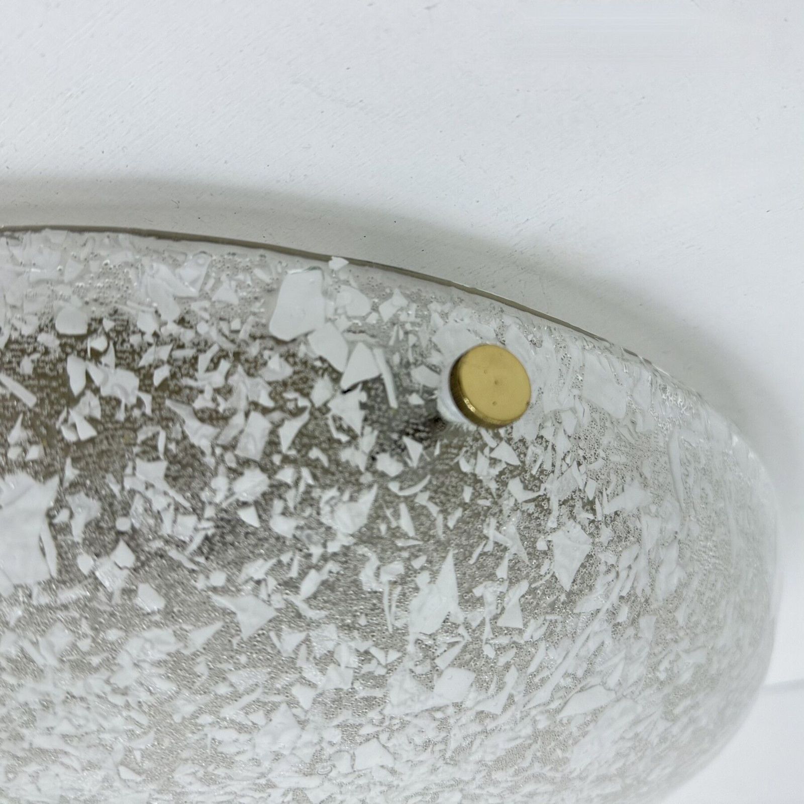 Murano Glass Hillebrand Flush Mount Ceiling Lamp , 1970s photo vinterior