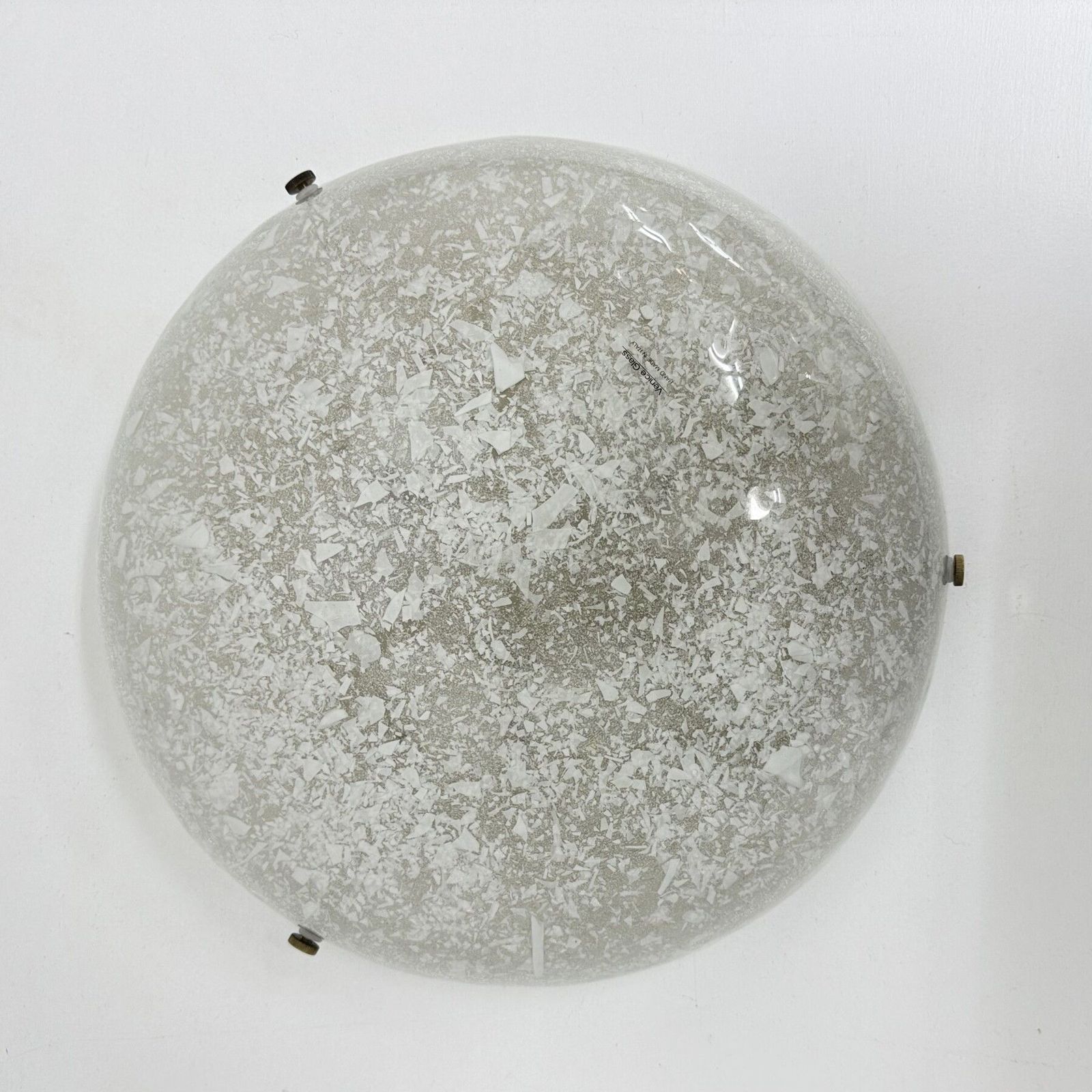 photo for sale Murano Glass Hillebrand Flush Mount Ceiling Lamp , 1970s
