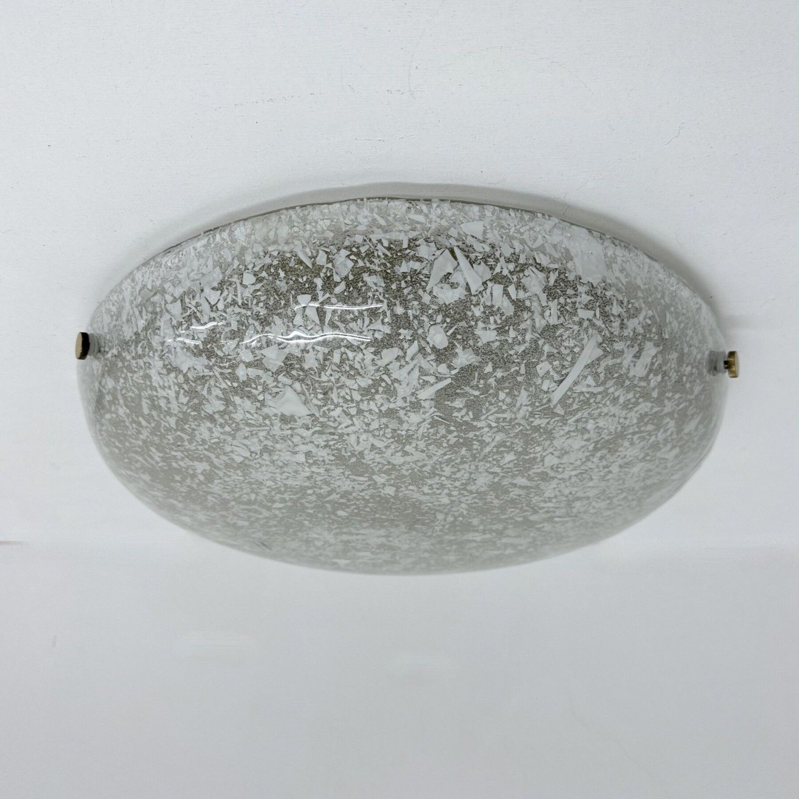 Lighting Murano Glass Hillebrand Flush Mount Ceiling Lamp , 1970s photo