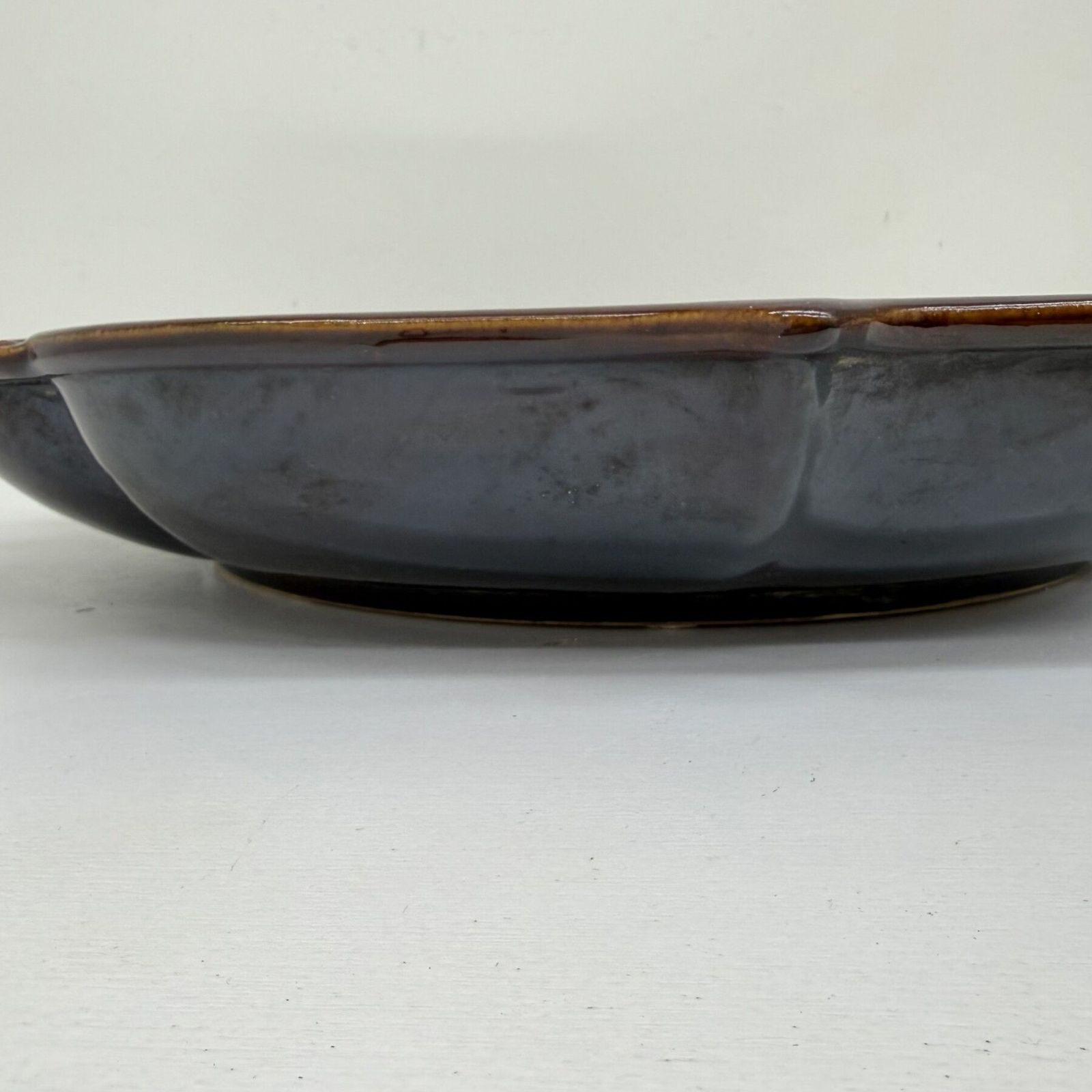 Mid Century Illuminated Brown Ceramic Mirror By Pan Keramik, Germany, 1970s photo buy