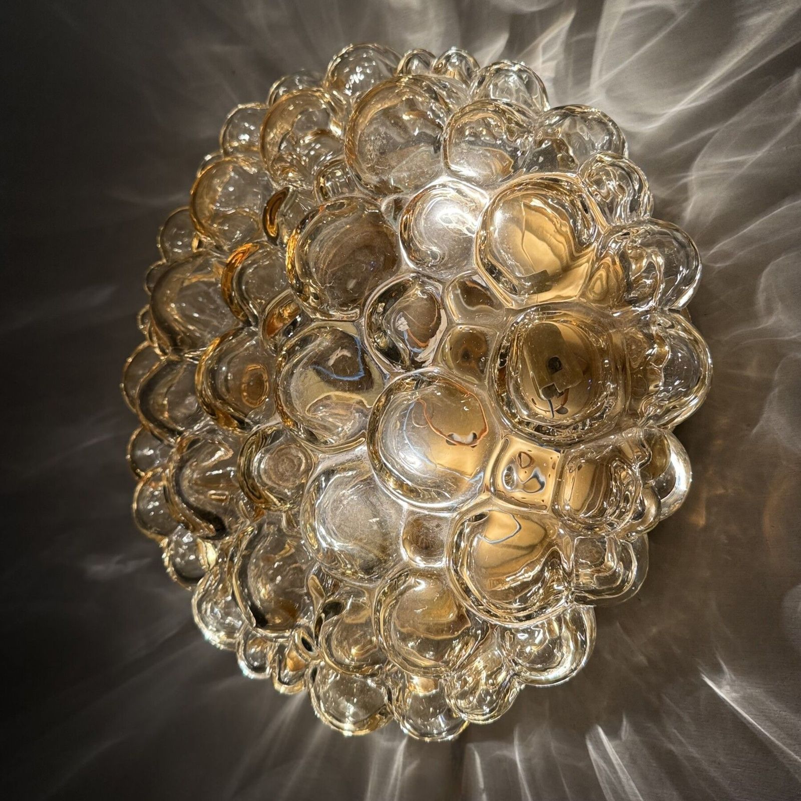 Helena Tynell Bubble Glass Flush Mount Ceiling Lamp, Jaren 1970, Duitsland photo furniture