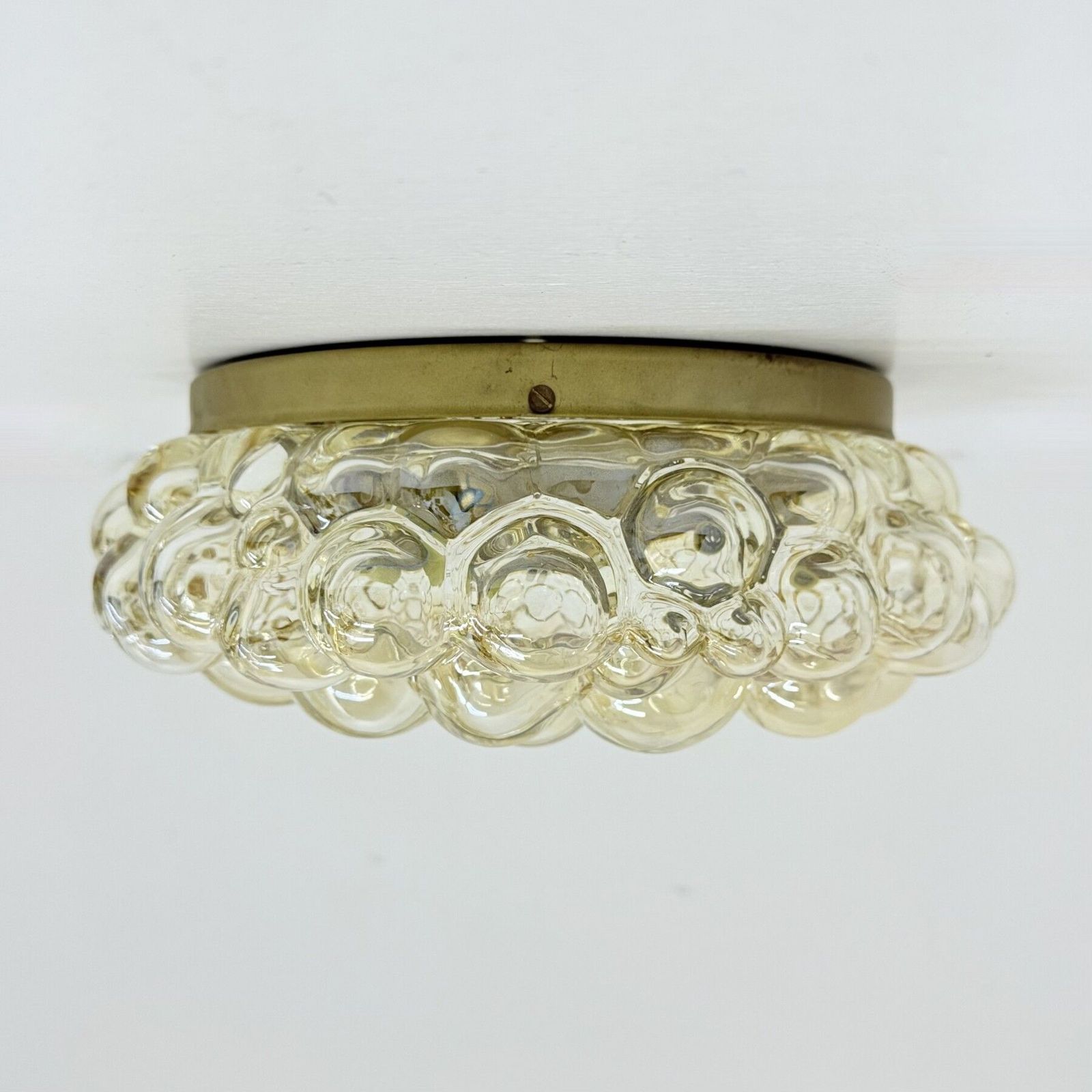Helena Tynell Bubble Glass Flush Mount Ceiling Lamp, Jaren 1970, Duitsland photo vintage