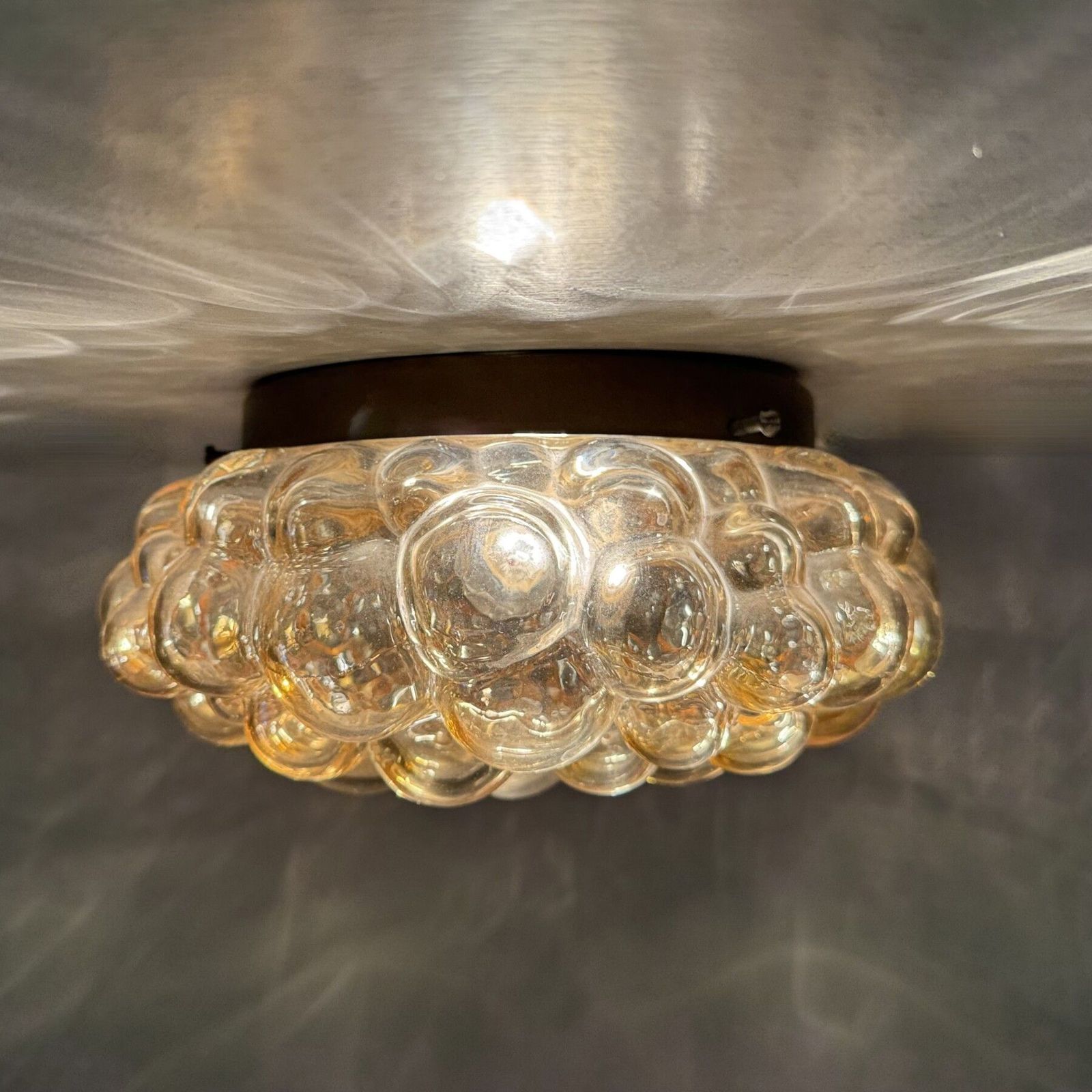 Helena Tynell Bubble Glass Flush Mount Ceiling Lamp, Jaren 1970, Duitsland photo furniture