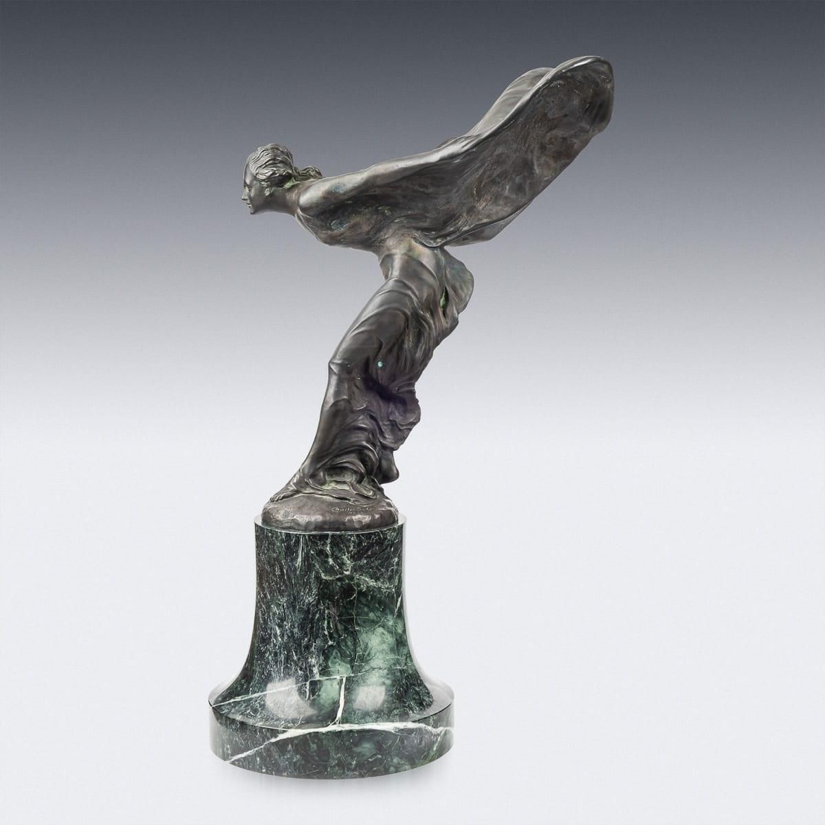 Rolls Royce 'Spirit Of Ecstasy' Showroom Bronze, Signed Charles Sykes No.13 photo for sale