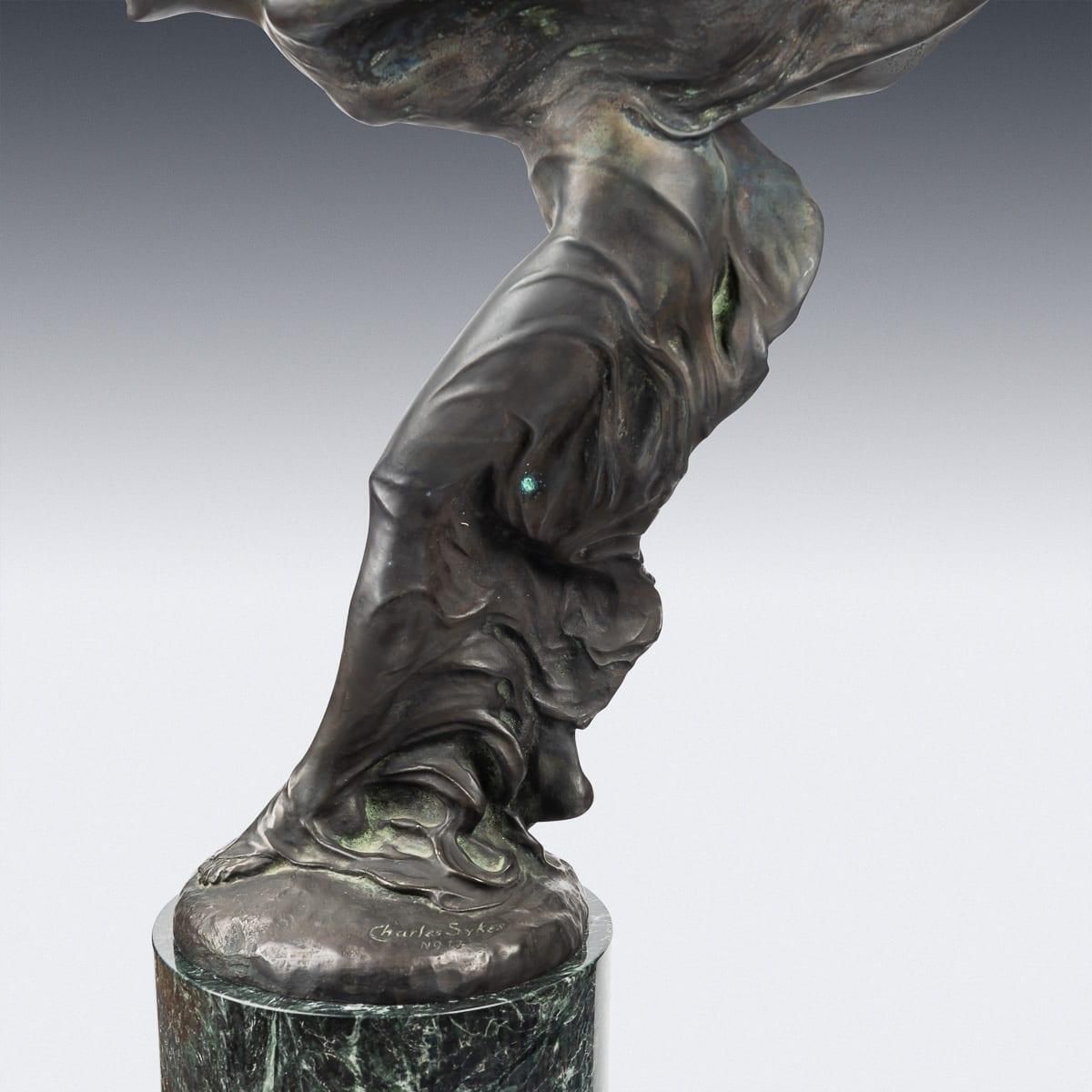 Rolls Royce 'Spirit Of Ecstasy' Showroom Bronze, Signed Charles Sykes No.13 photo buy