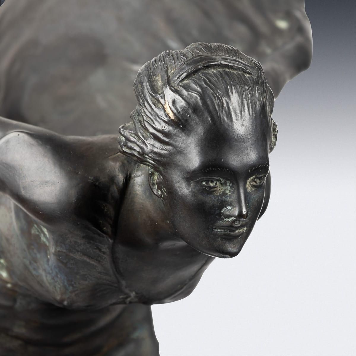 Rolls Royce 'Spirit Of Ecstasy' Showroom Bronze, Signed Charles Sykes No.13 photo vintage