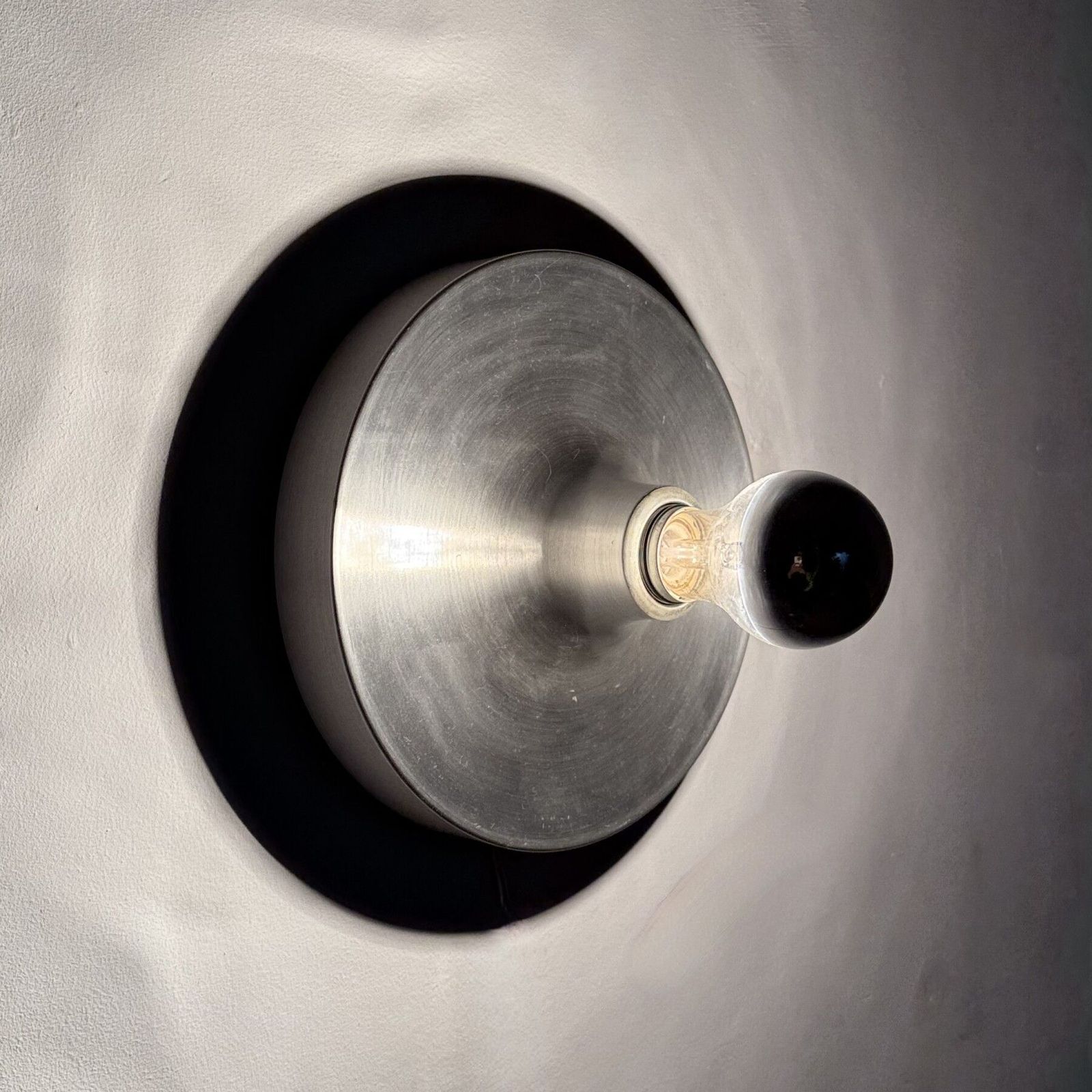 Mid Century Design Honsel Disc Lamp , 1970s Attributed To Charlotte Perriand For Les Arcs photo Lighting
