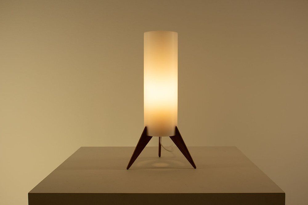 Rocket Table Lamp From Luxus, Sweden, 1960s photo vintage