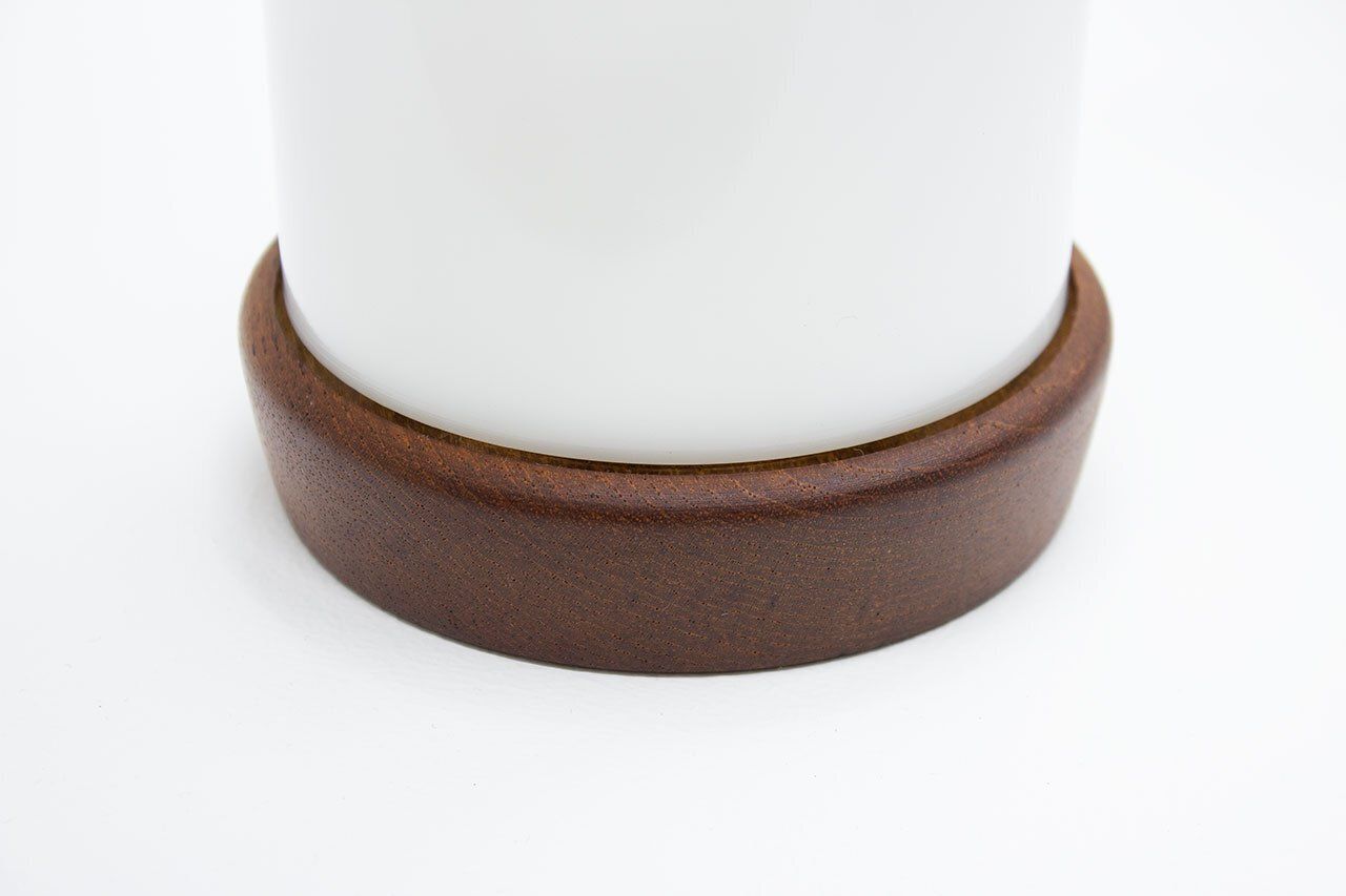 Swedish Teak & Acrylic Table Lamps By Luxus, 1960s, Set Of 2 photo vinterior
