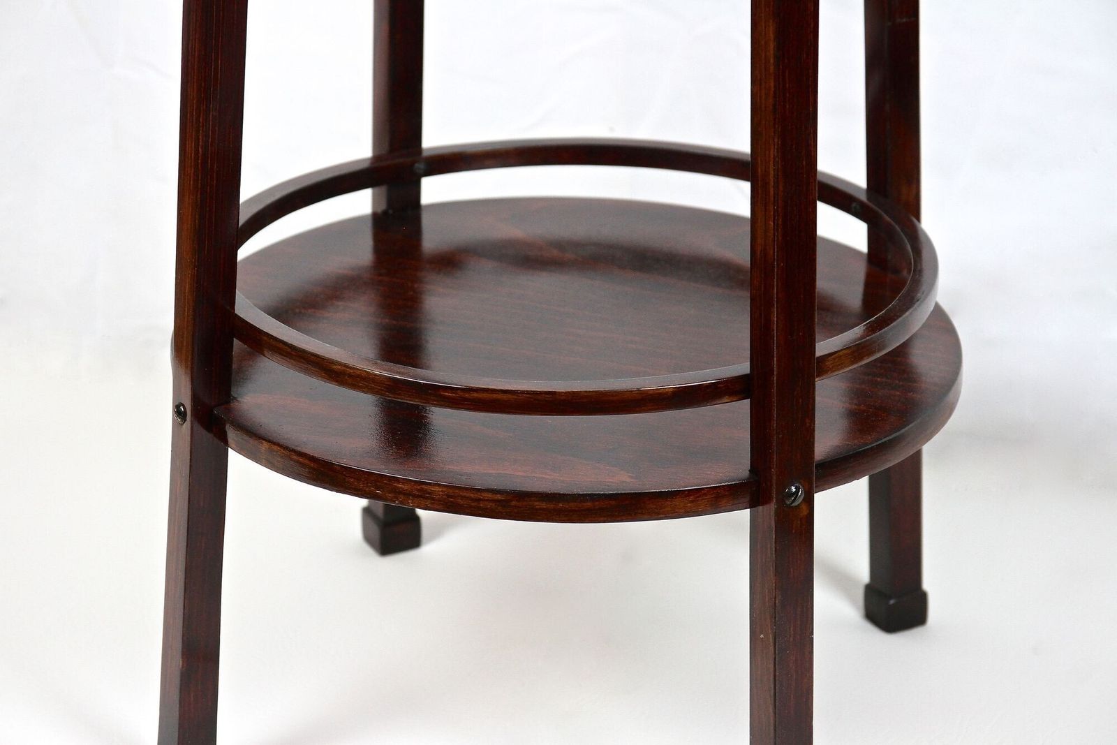 1900.0 20th Century Art Nouveau Bentwood Pedestal By Thonet   Mod. 9531, At Ca. 1906 photo