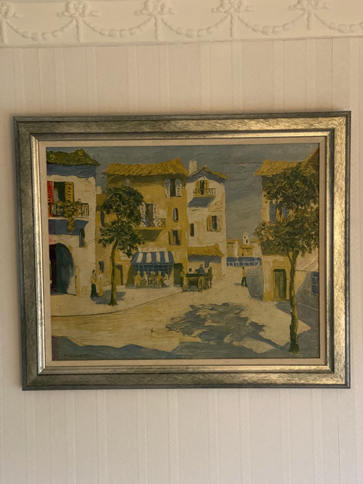 Chandos 1960s Oil On Canvas, Contemporary photo furniture