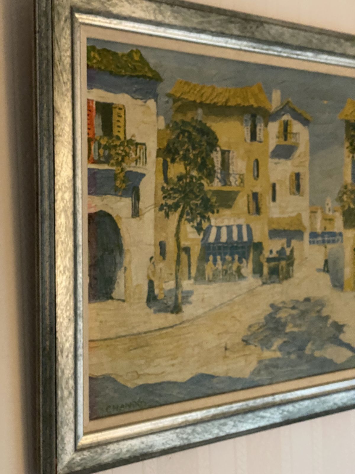 Chandos 1960s Oil On Canvas, Contemporary photo Art
