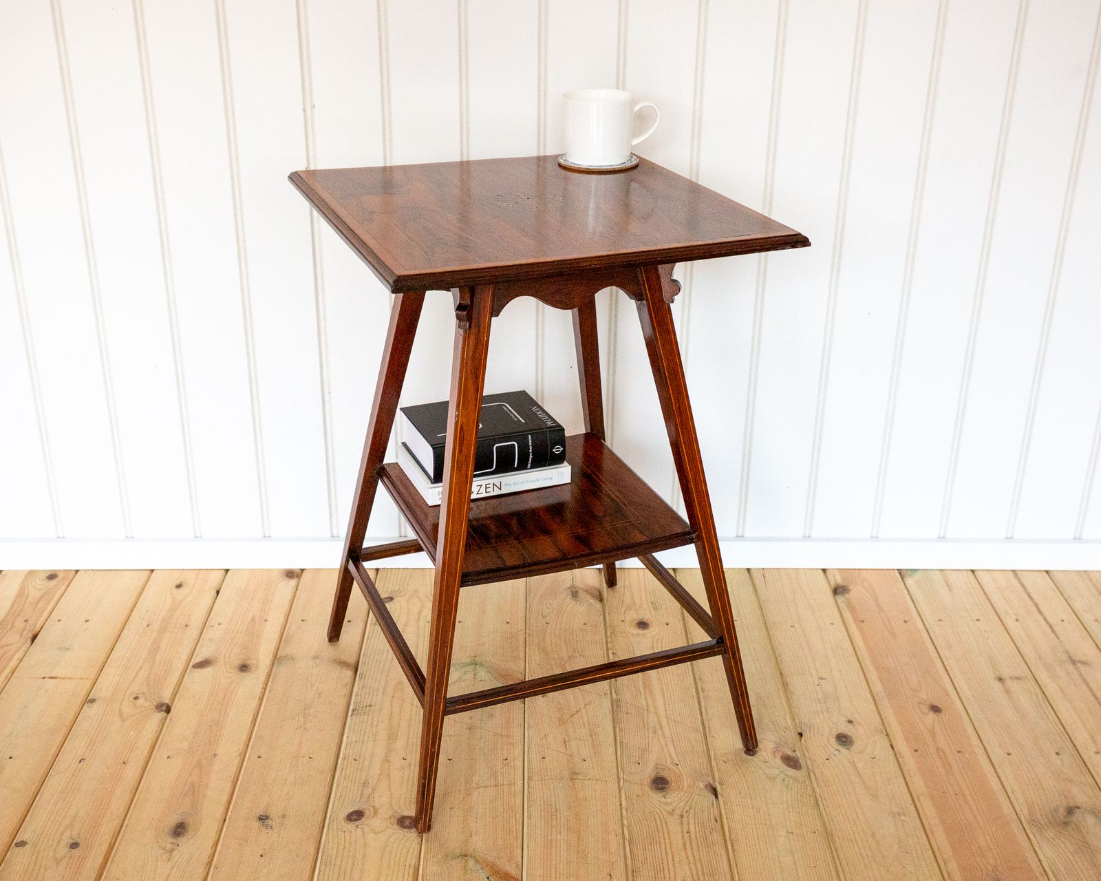 photo for sale Antique Rosewood Side Table Edwardia.N Decorative Inlaid Lamp Tabl.E Fine Country House Early 20th C 1900s