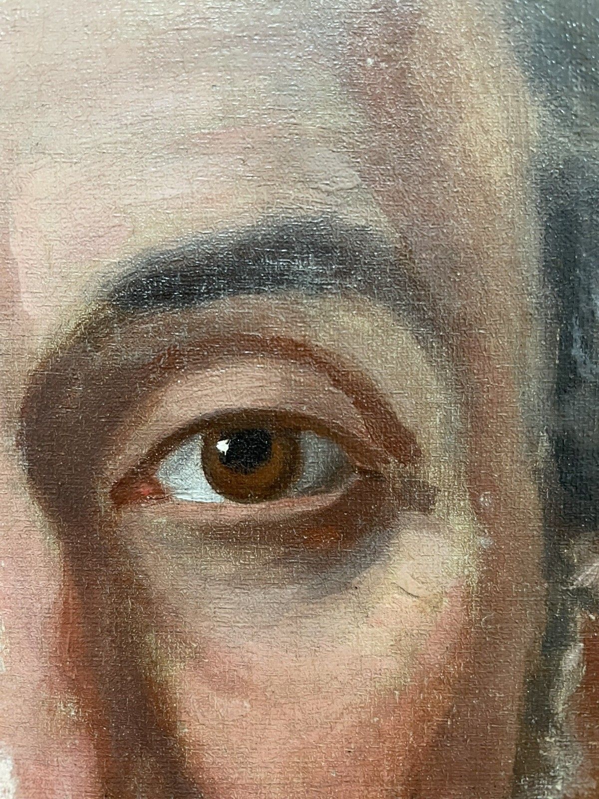 Georgian Antique Oil Painting Portrait Of A Gentleman C18 photo vinterior