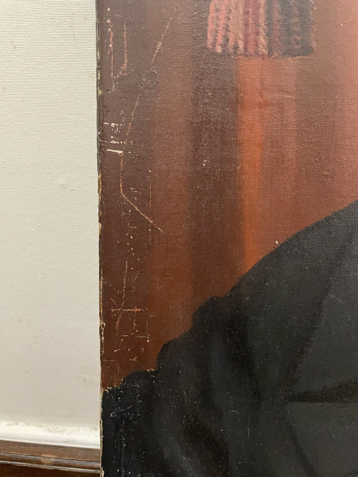 Art Georgian Antique Oil Painting Portrait Of A Gentleman C18 photo