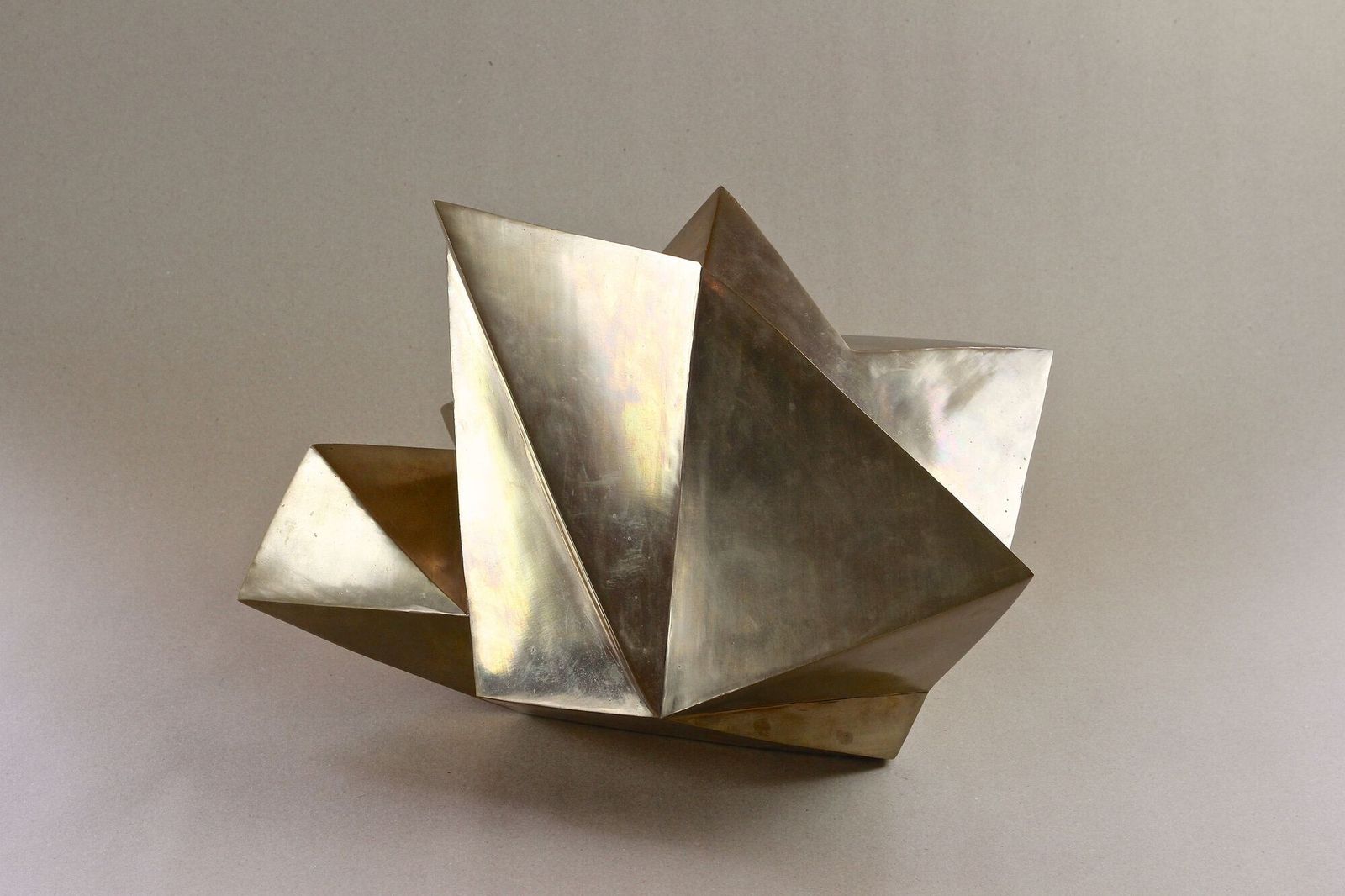 Contemporary Modern Bronze Crystal Sculpture By M. Treml, Austria 2019 photo for sale