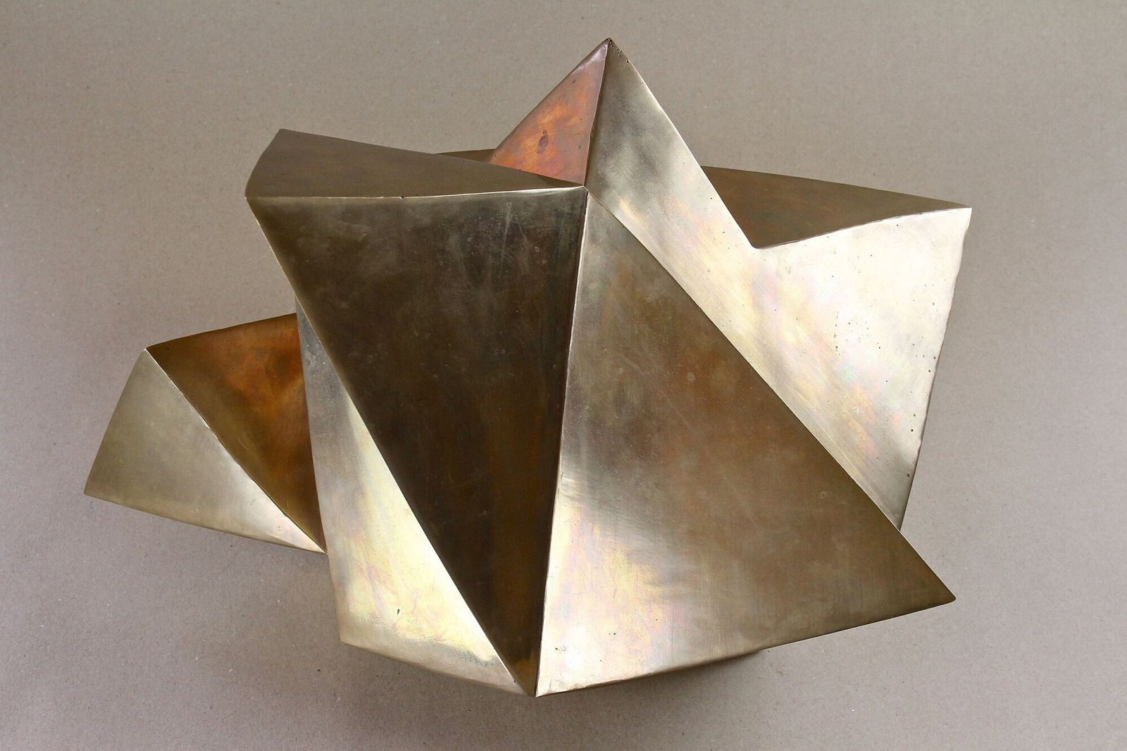 Contemporary Modern Bronze Crystal Sculpture By M. Treml, Austria 2019 photo Art
