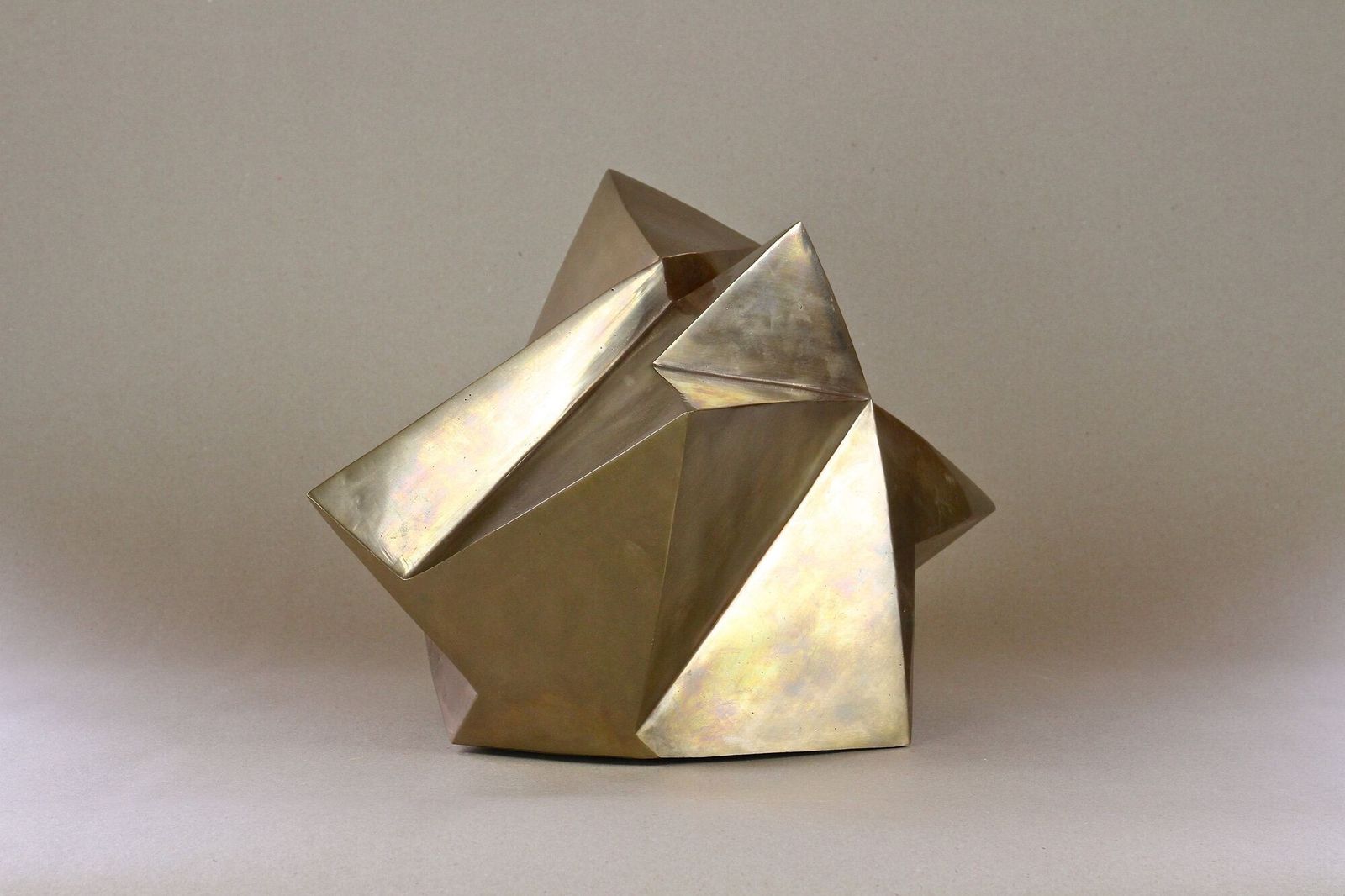 Contemporary Modern Bronze Crystal Sculpture By M. Treml, Austria 2019 photo buy