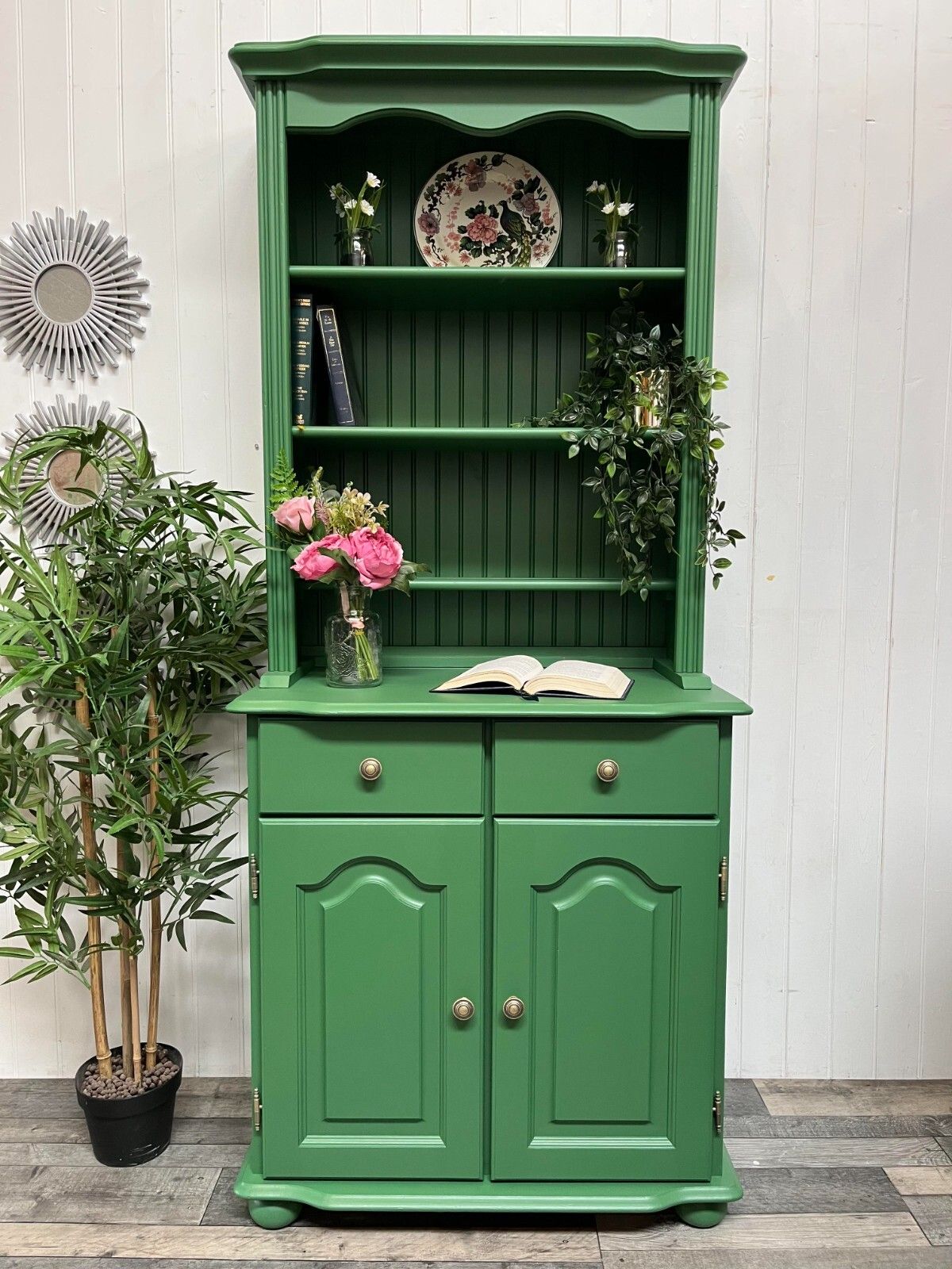 photo for sale Vintage Small Welsh Dresser Plate Rack Storage Ready For Upcycling
